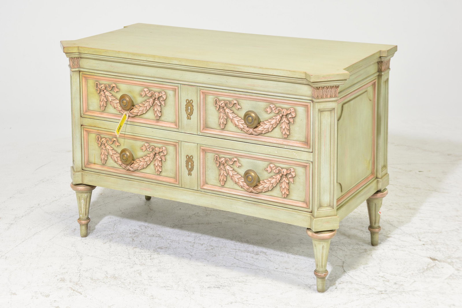 American Painted 2 Drawer Low Chest (1 of 5)