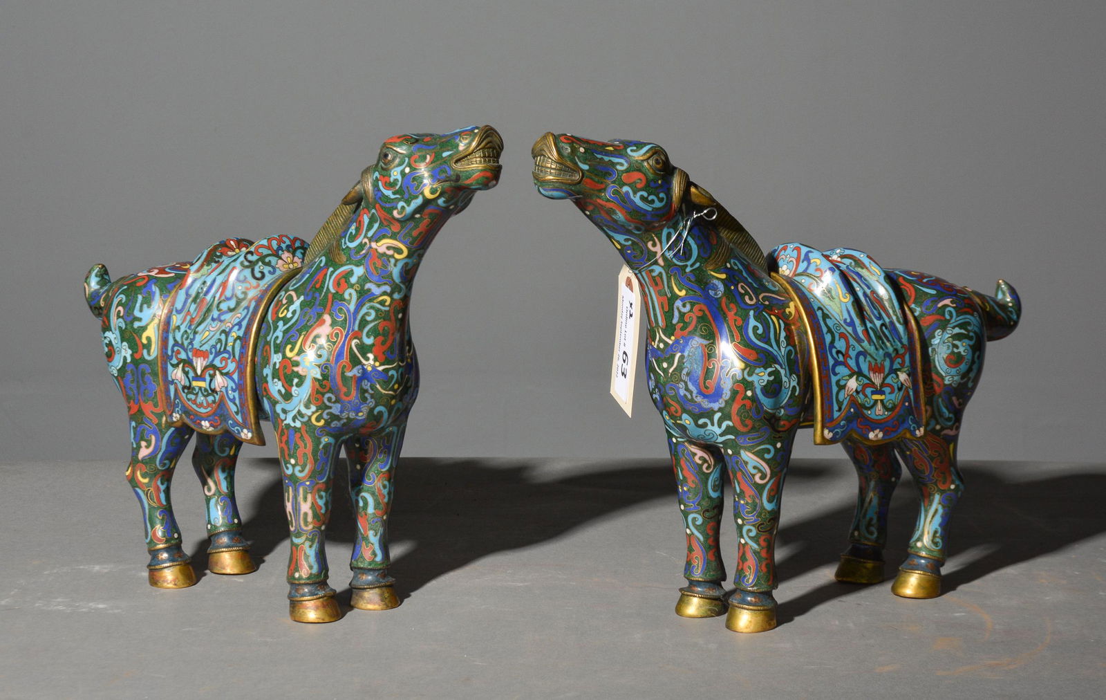 2 Cloisonne Horses (1 of 6)