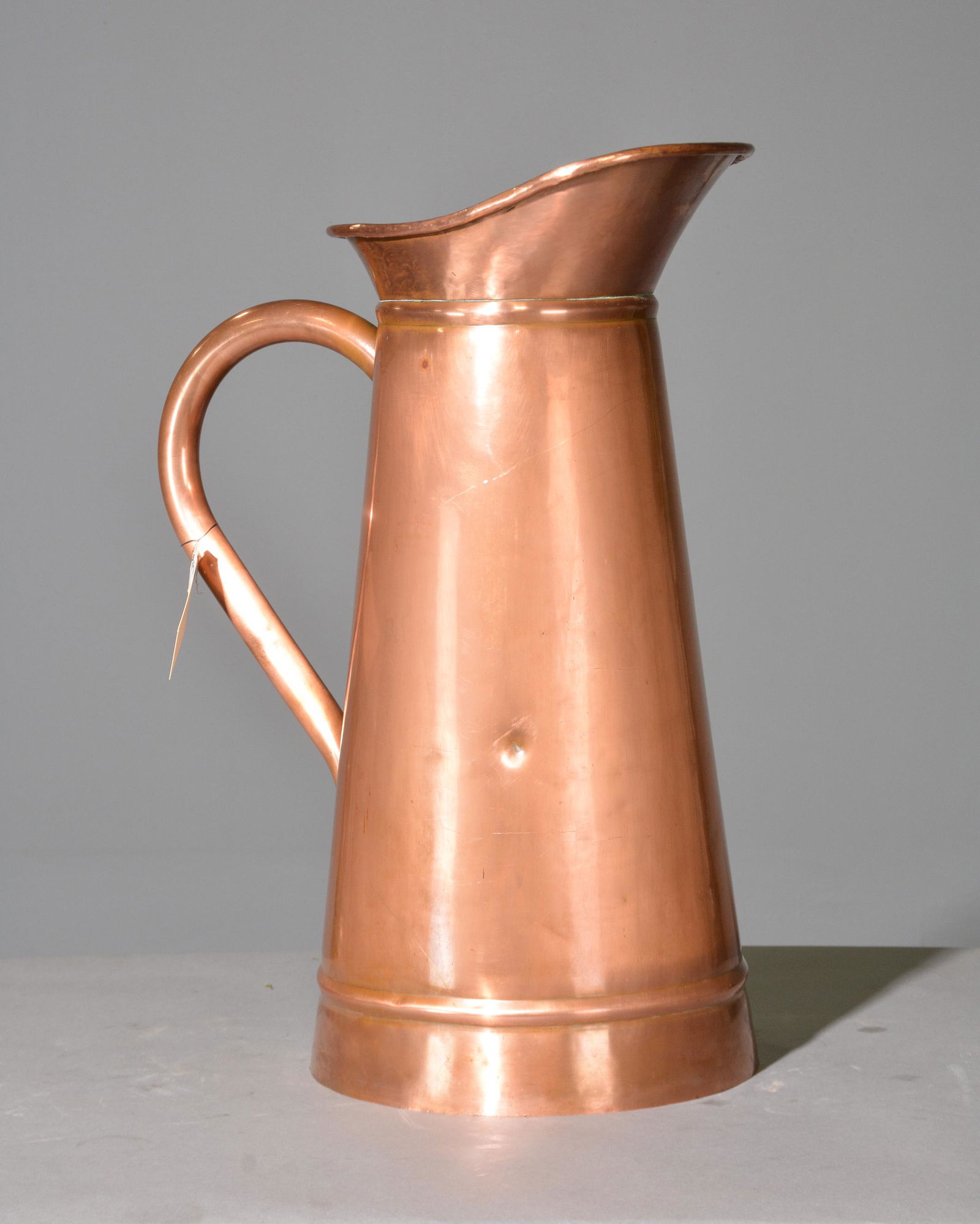 French Polished Copper Large Pitcher / Jug (1 of 3)
