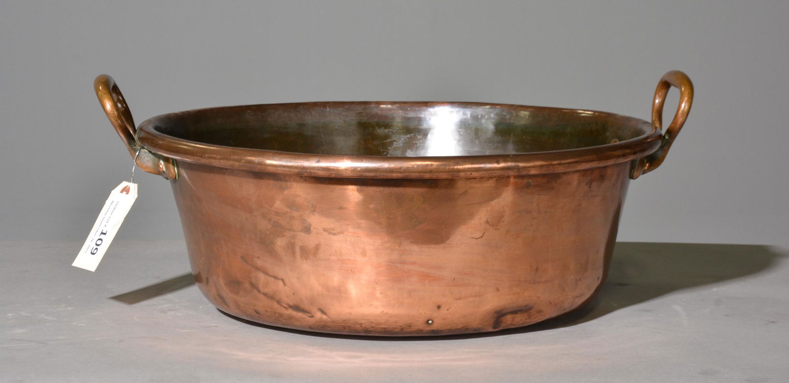 French Polished Copper Jam Basin / Pan (1 of 4)