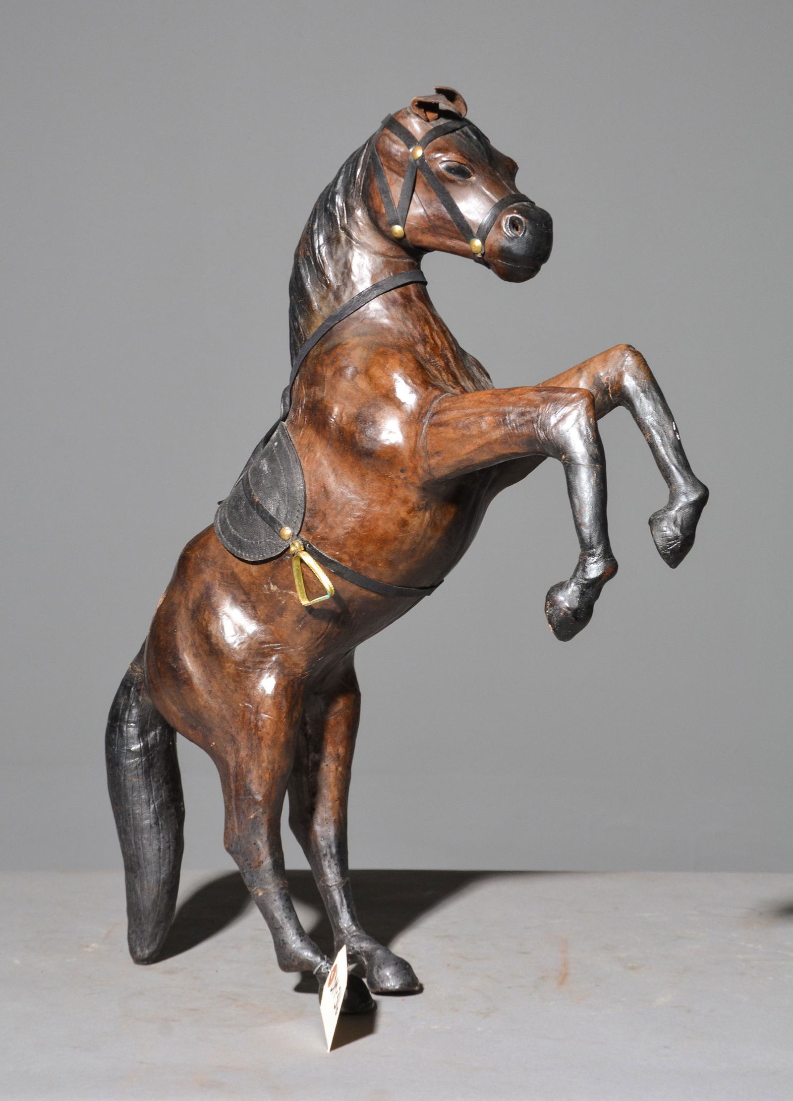 Leather Rearing Horse Figure (1 of 4)