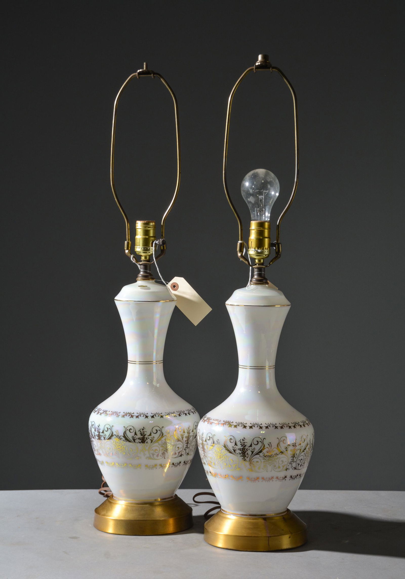 Pair of Porcelain French Table Lamps (1 of 4)