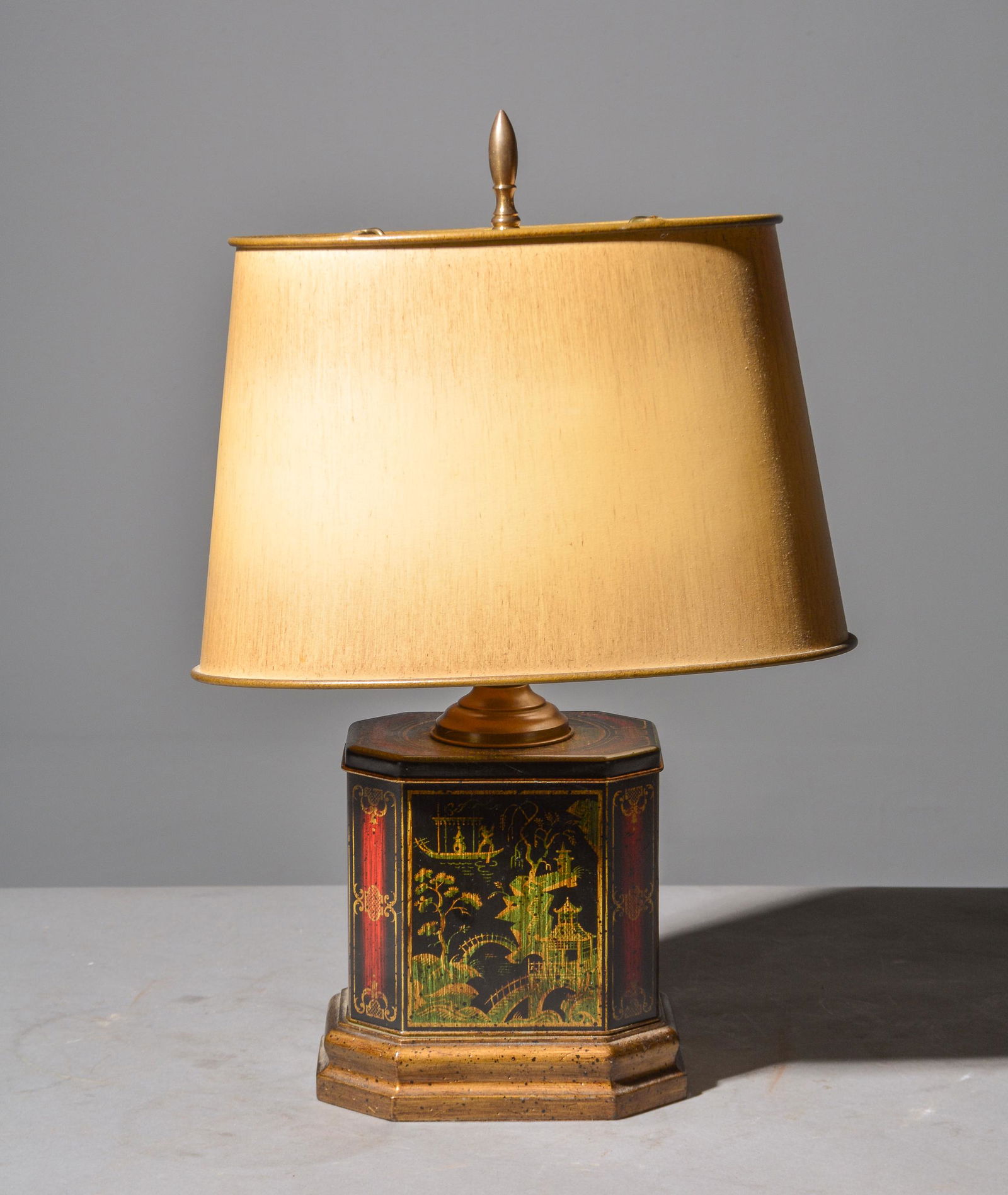 Asian Tea Tin Table Lamp (1 of 4)