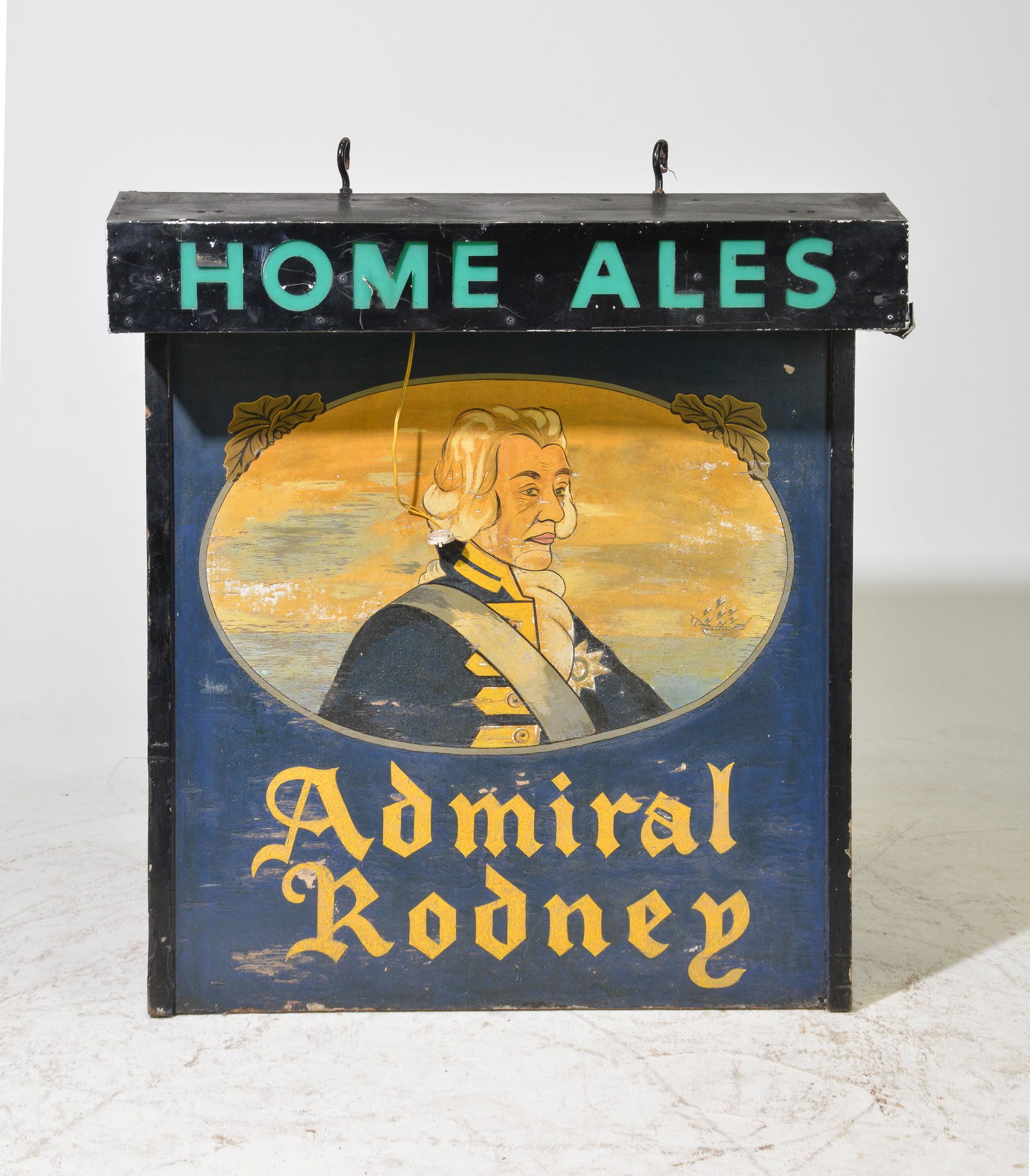 British Double Sided Pub Sign - Home Ales (1 of 6)