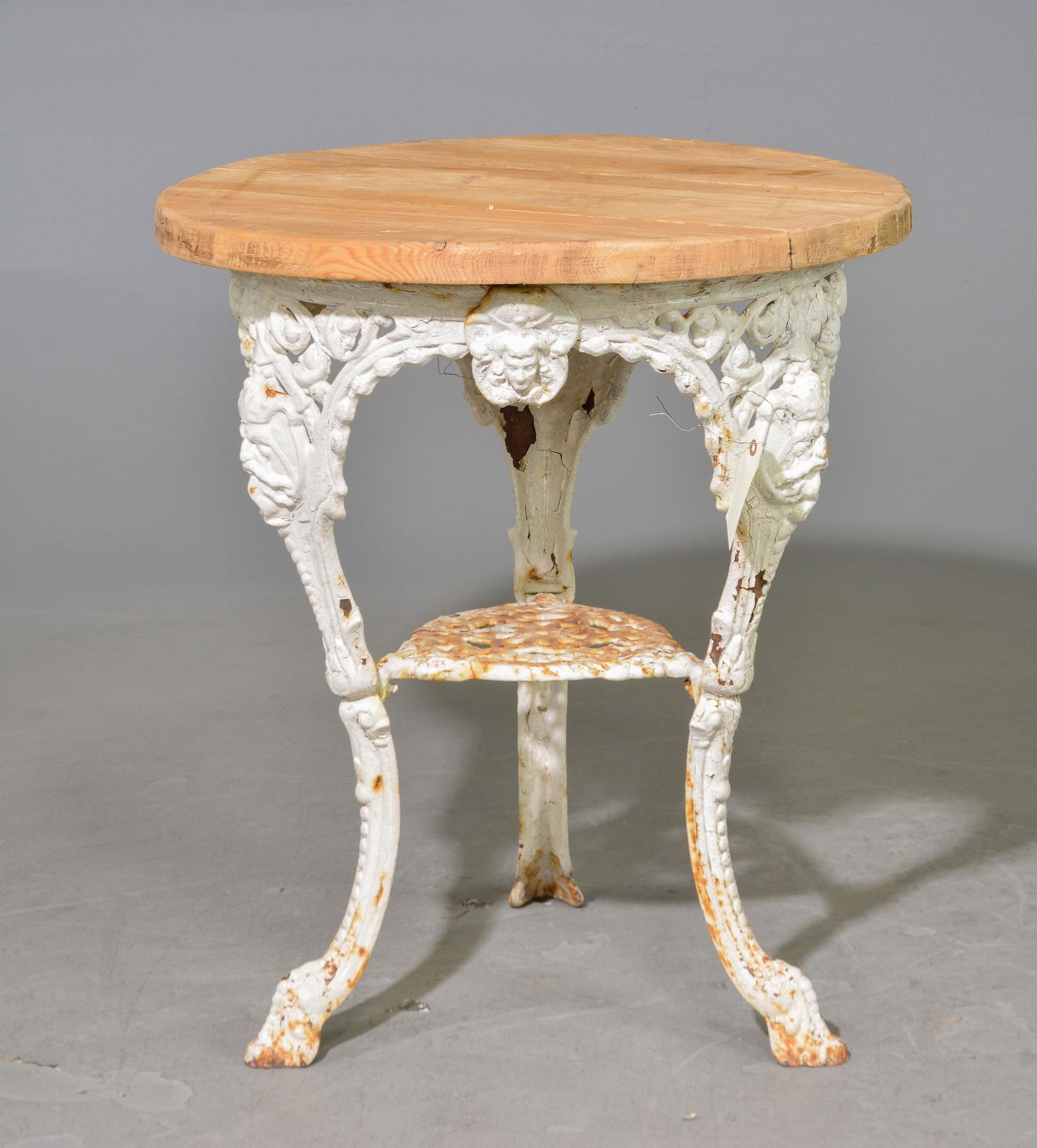 Pub Table With Cast Metal Base (1 of 4)