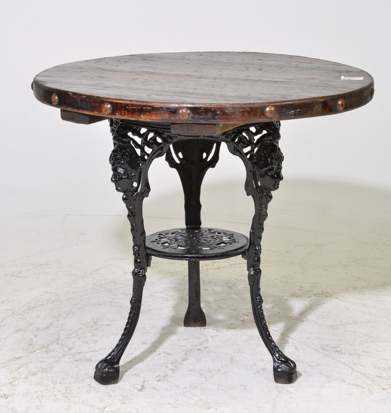 Pub Table With Cast Metal Base (1 of 4)