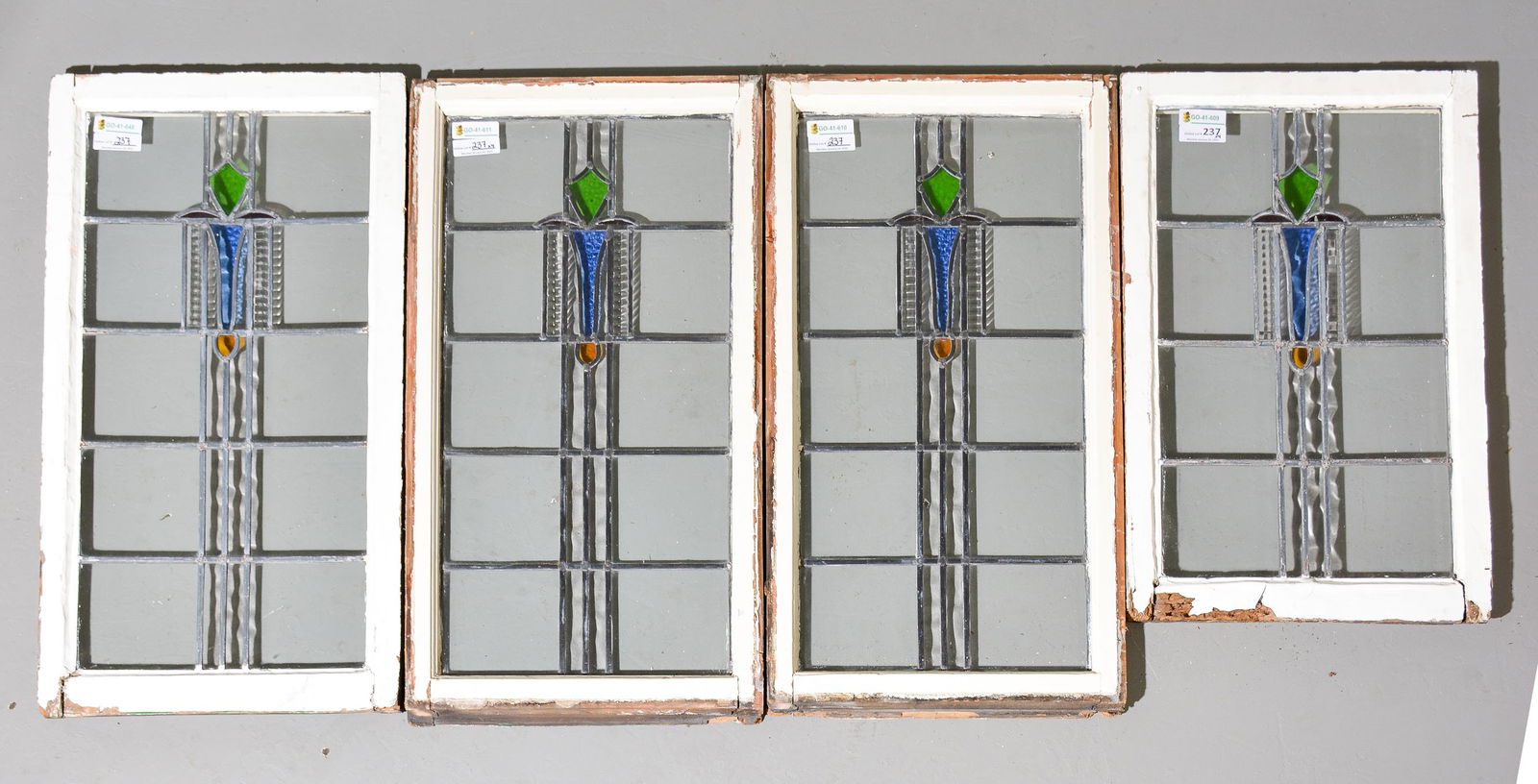 4 British Stained Glass Windows (1 of 2)