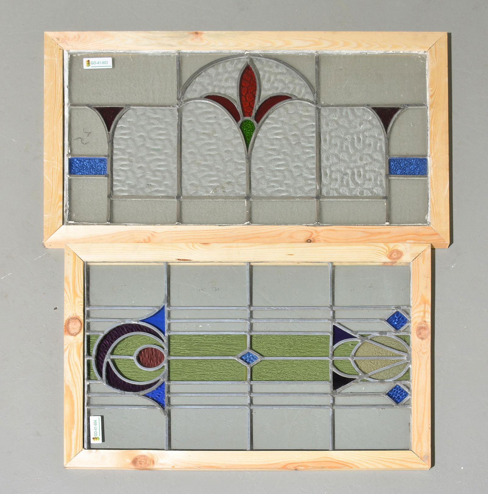 2 British Stained Glass Windows (1 of 3)