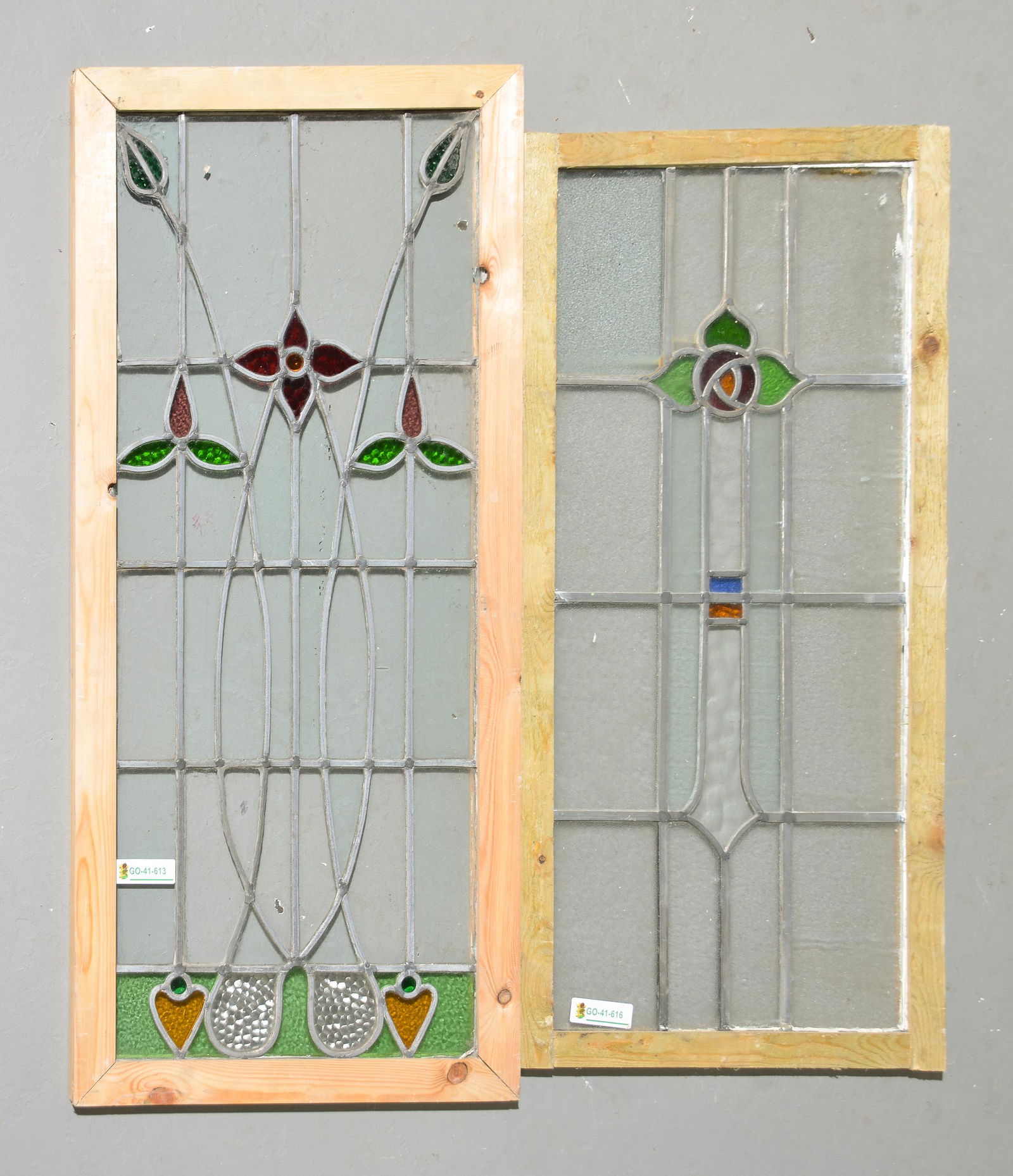 2 British Stained Glass Windows (1 of 3)