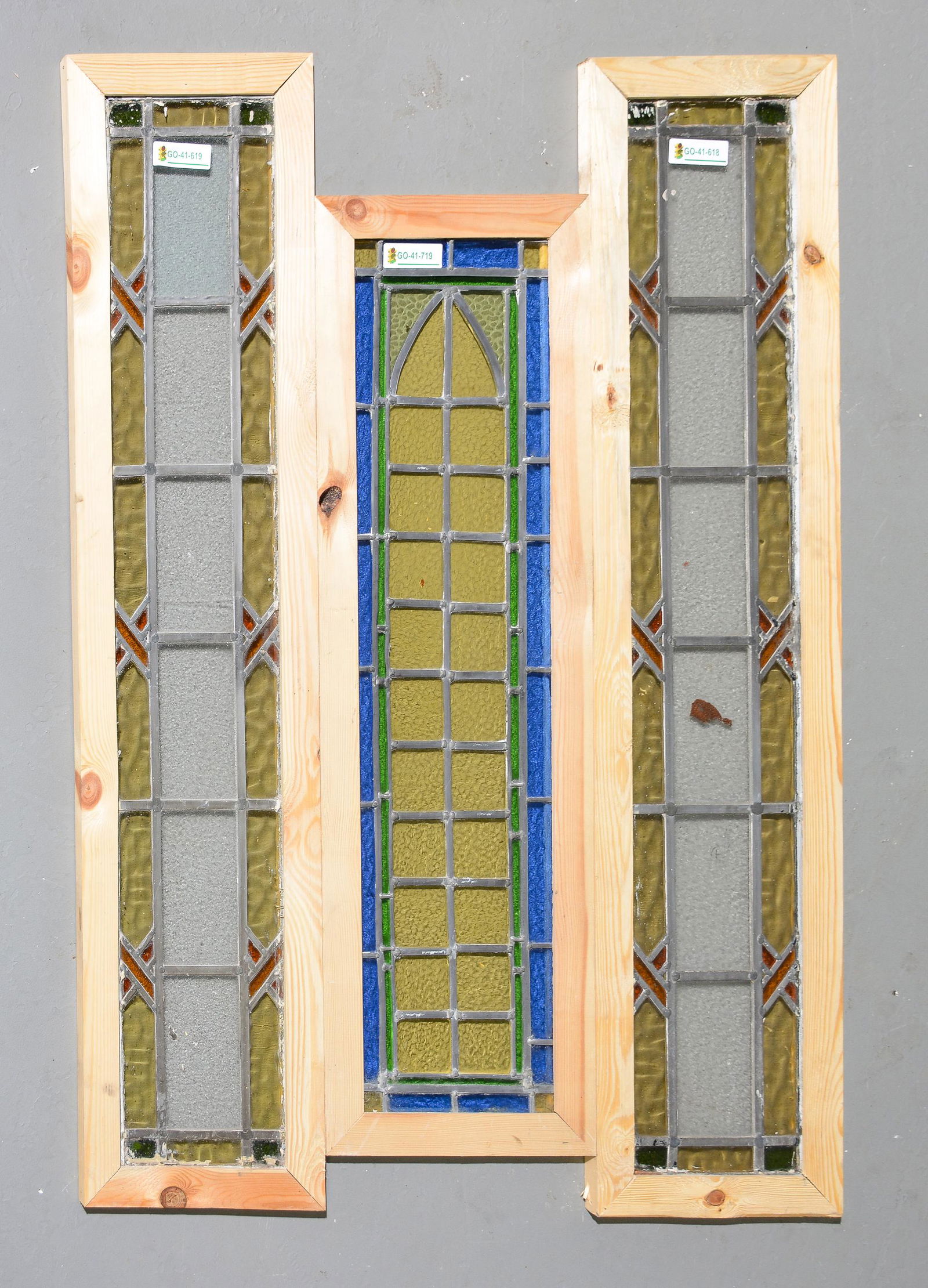 3 British Stained Glass Windows (1 of 4)