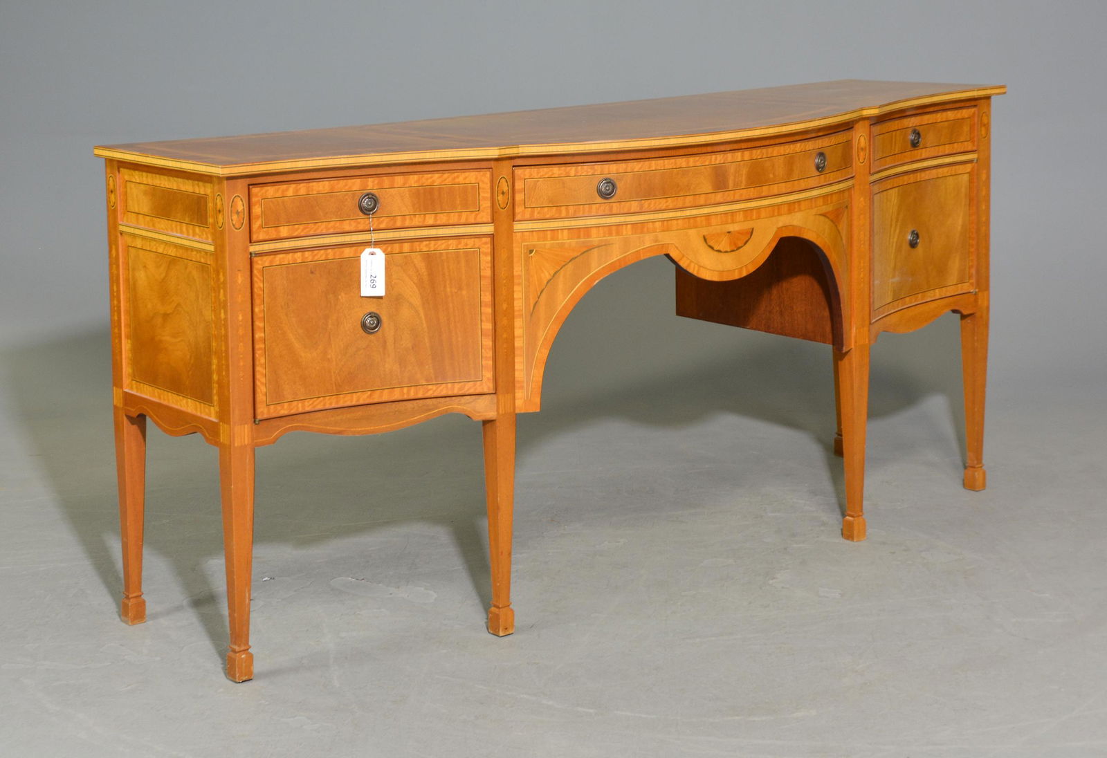 English Inlaid Server / Sideboard (1 of 8)