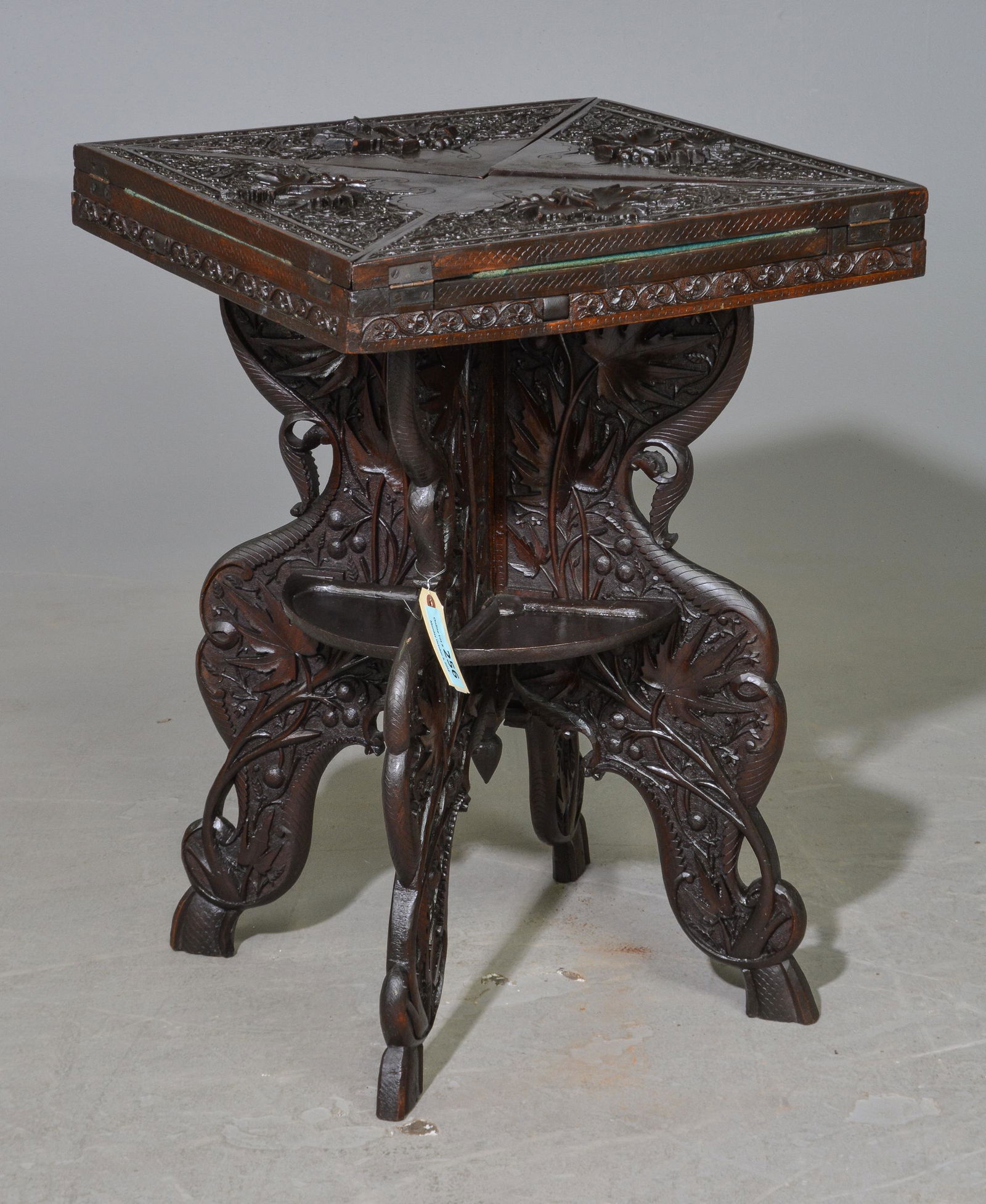 Heavily Carved Envelope Table (1 of 4)