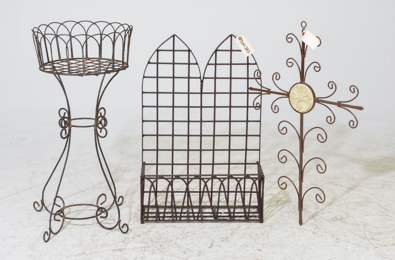 3 Set Of Iron Garden Pieces (1 of 3)