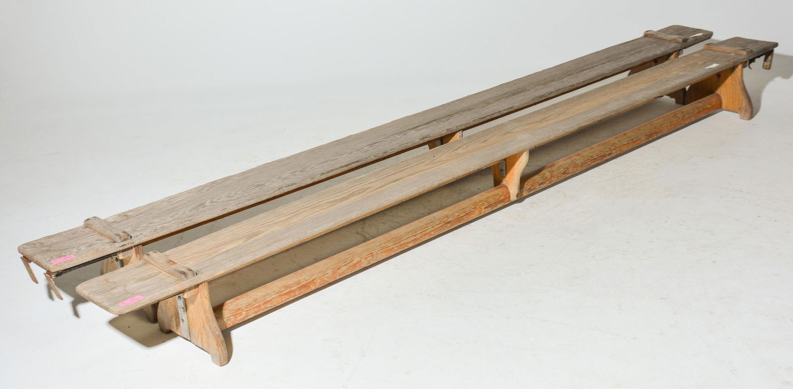 2 Low Rustic Benches (1 of 5)