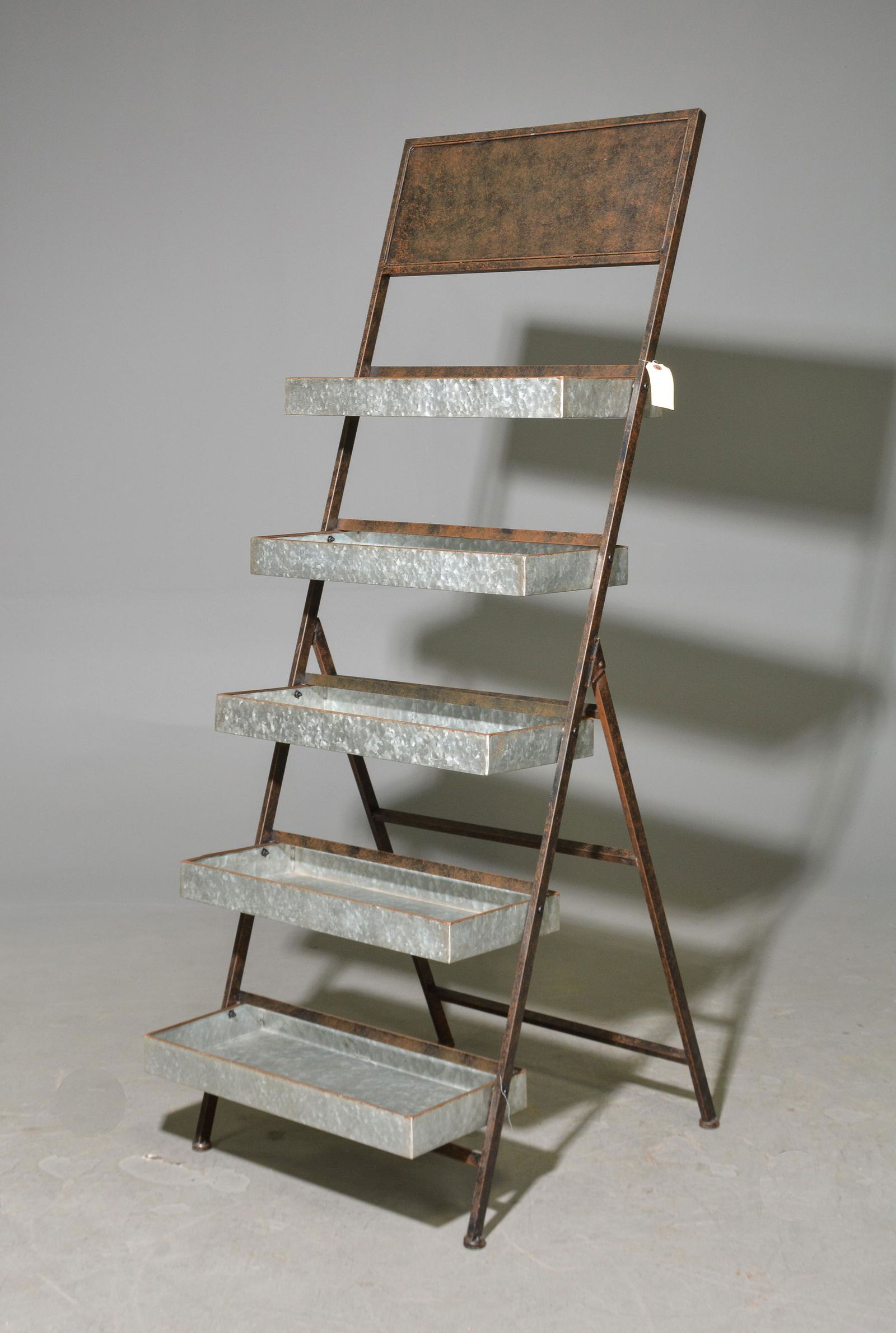 5 Tiered, Free Standing Metal Stand (1 of 2)