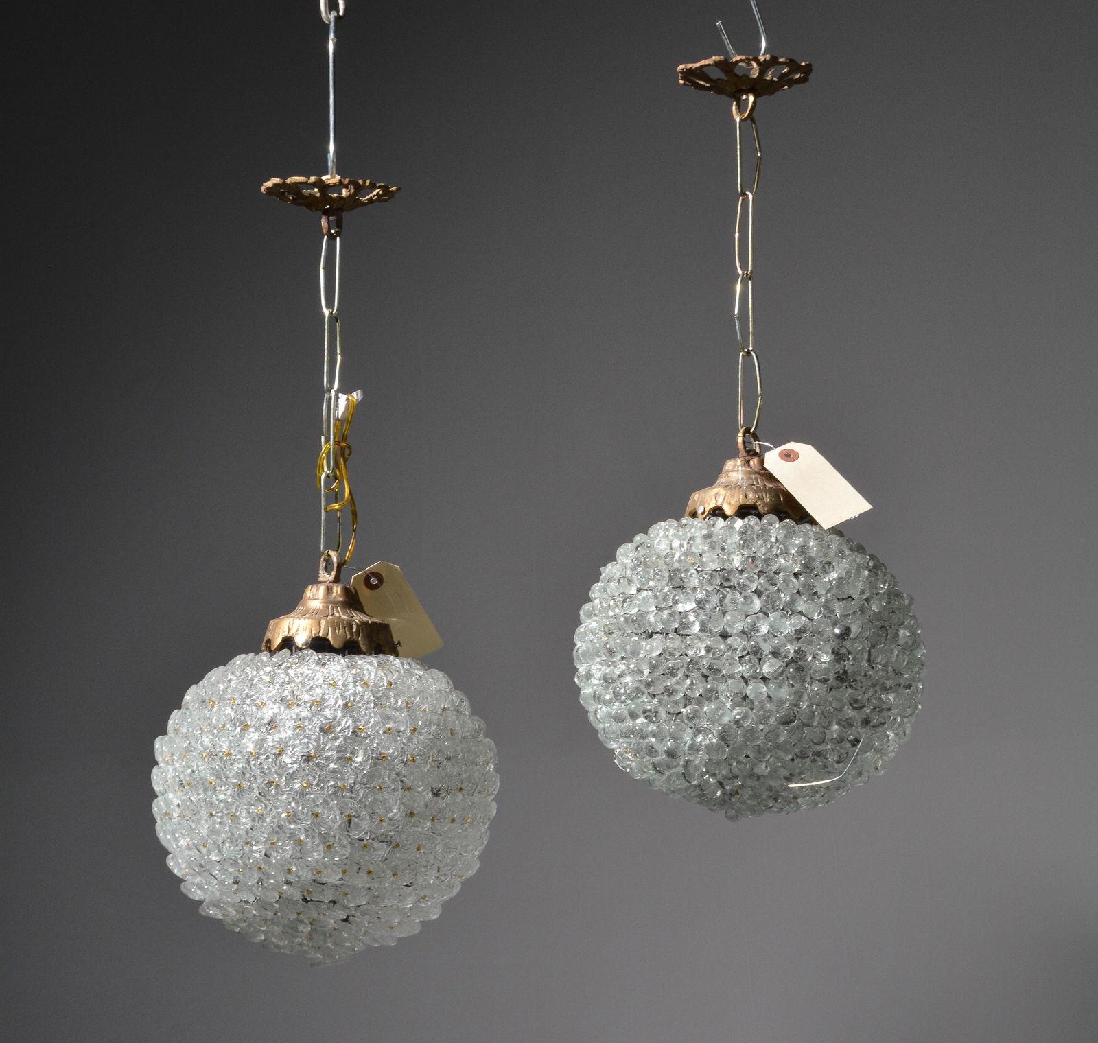 2 Globe Shape Empire Style Chandeliers (1 of 3)