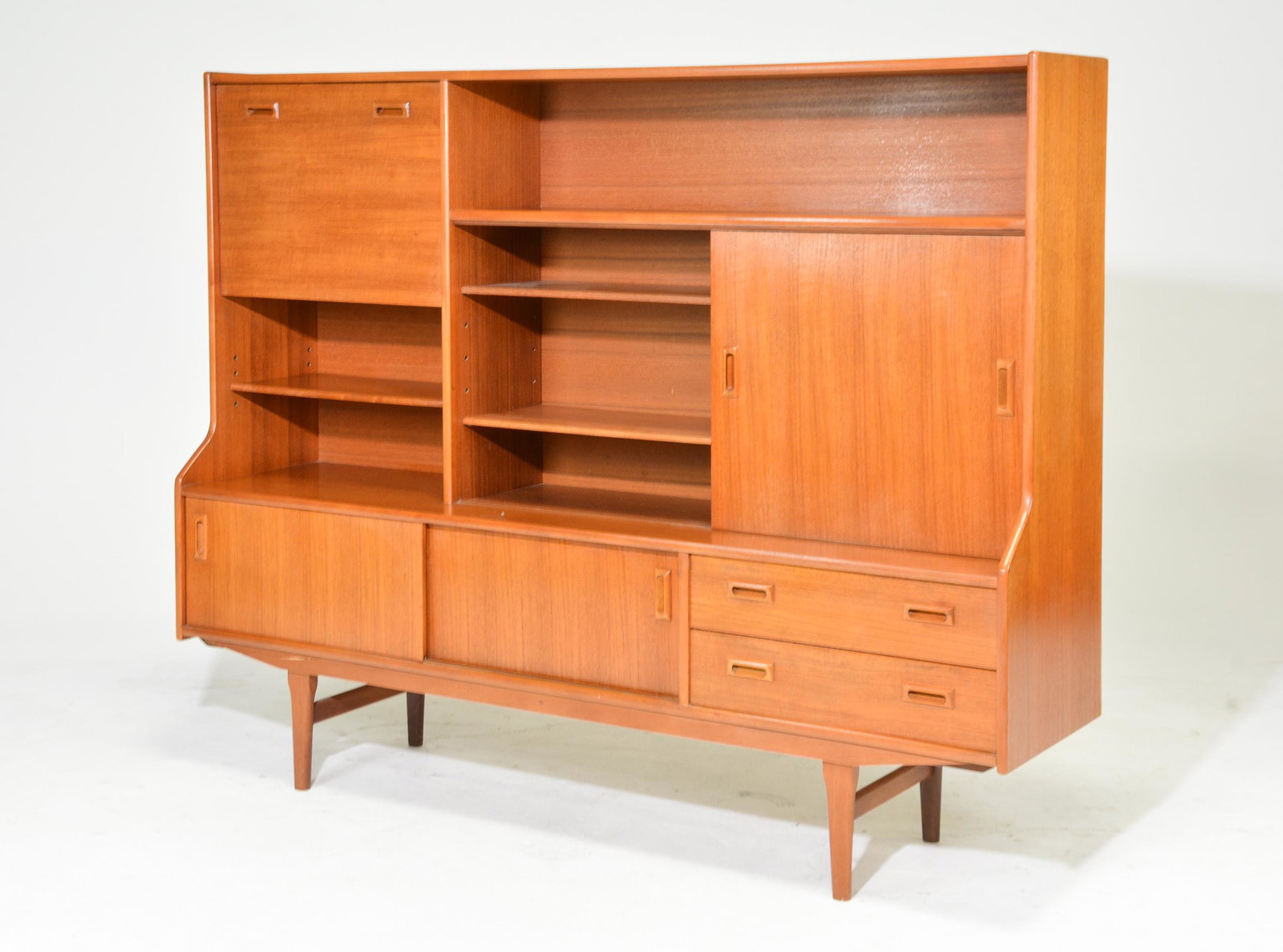 Mid Century Modern Teak Cocktail Cabinet / Hutch (1 of 5)