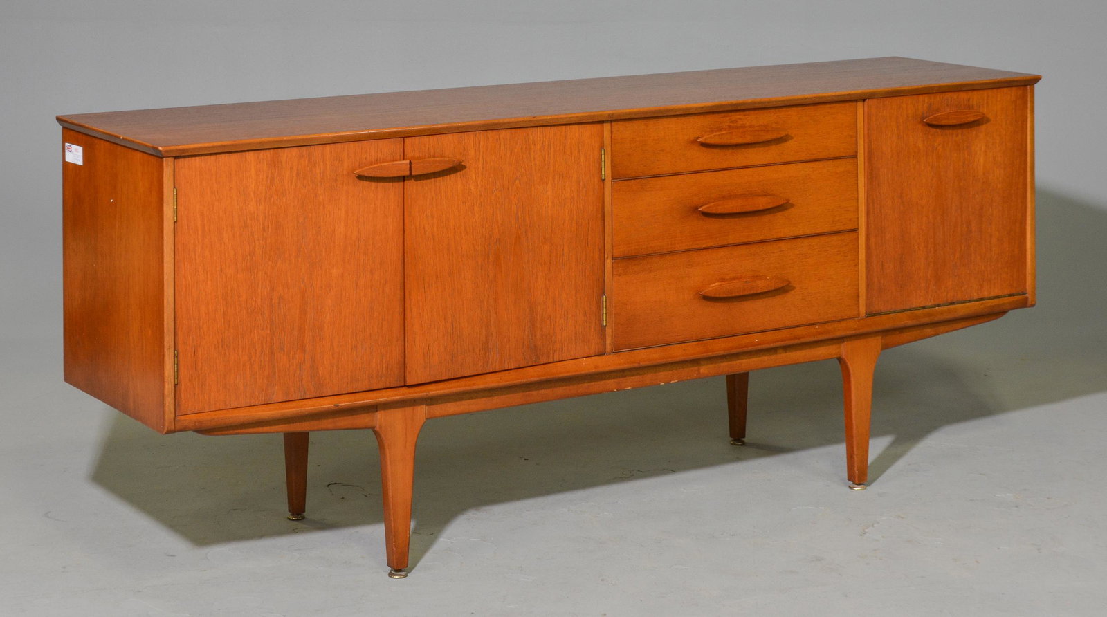 Mid Century Modern Sideboard: Danish Modern Style Sideboard - 30 in tall x 72 x 18