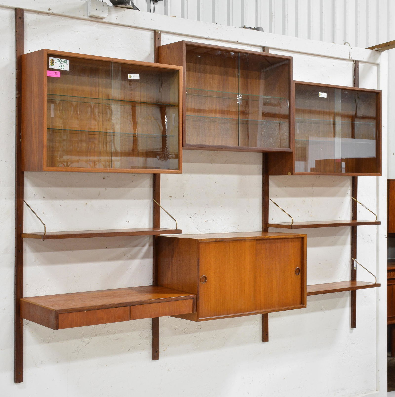 3 Bay Danish Modern Cado / PS Style Wall Unit (1 of 7)