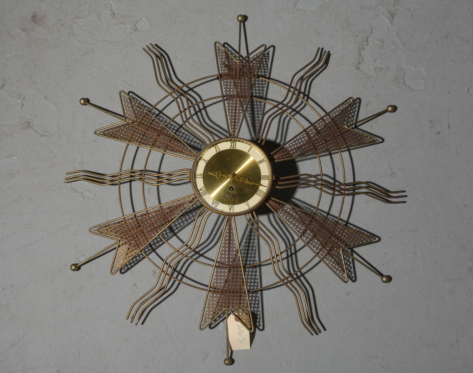 "8 Day" Vintage Burst Clock: "8 Day" Vintage Burst Clock - 30 in tall x 28