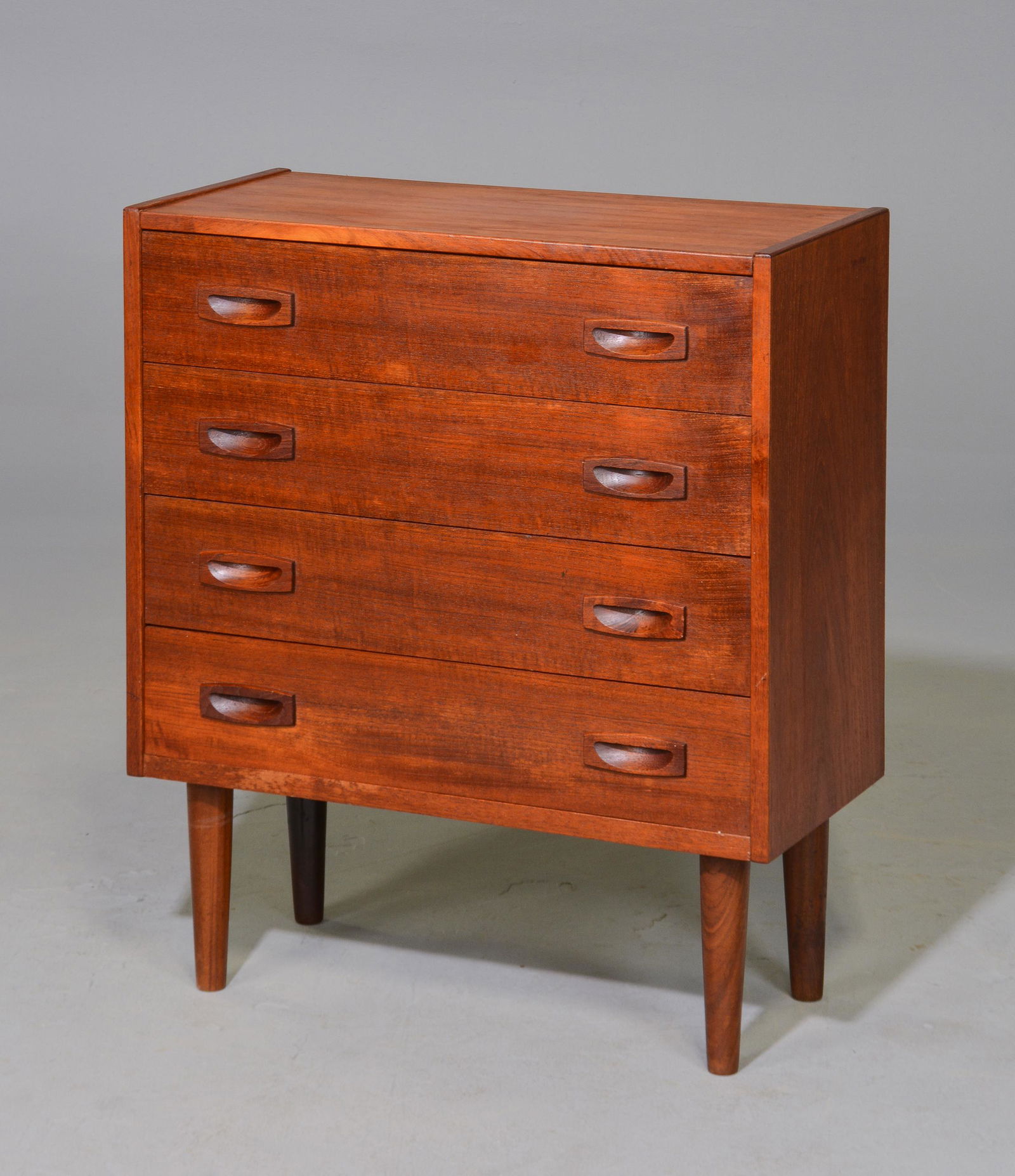 Danish Modern Four Drawer Teak Chest (1 of 4)