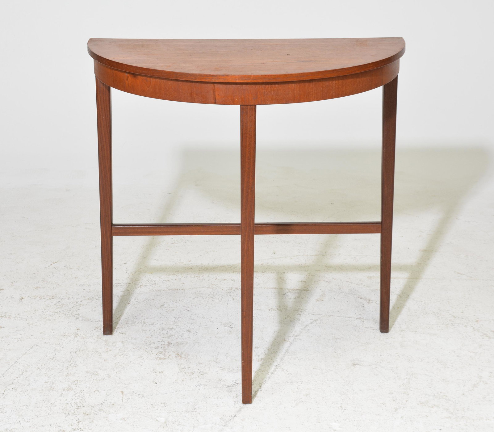 Mid Century Modern Half Moon Table (1 of 2)