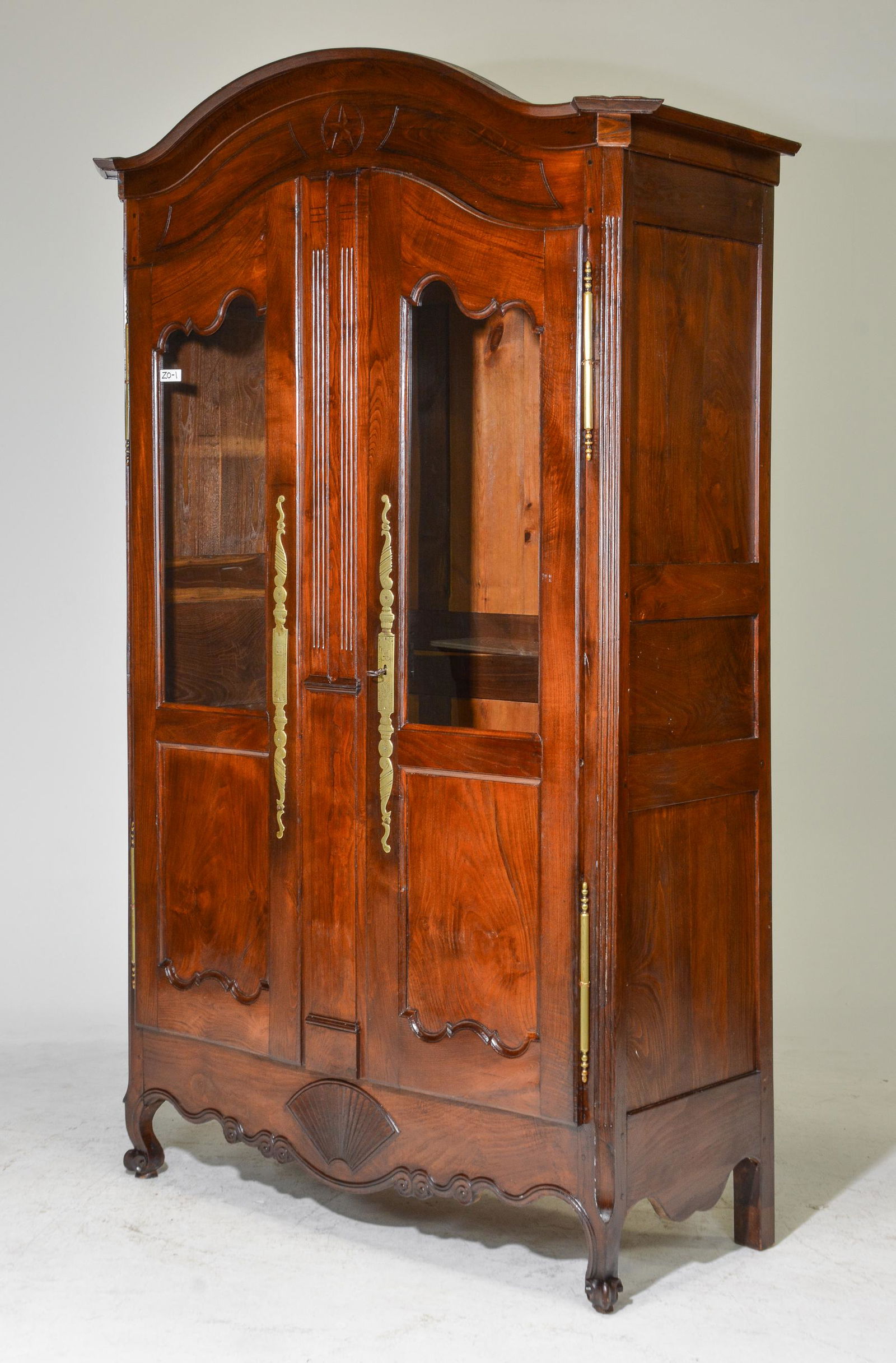 Louis XV Style Double Door Bookcase / Cupboard (1 of 6)