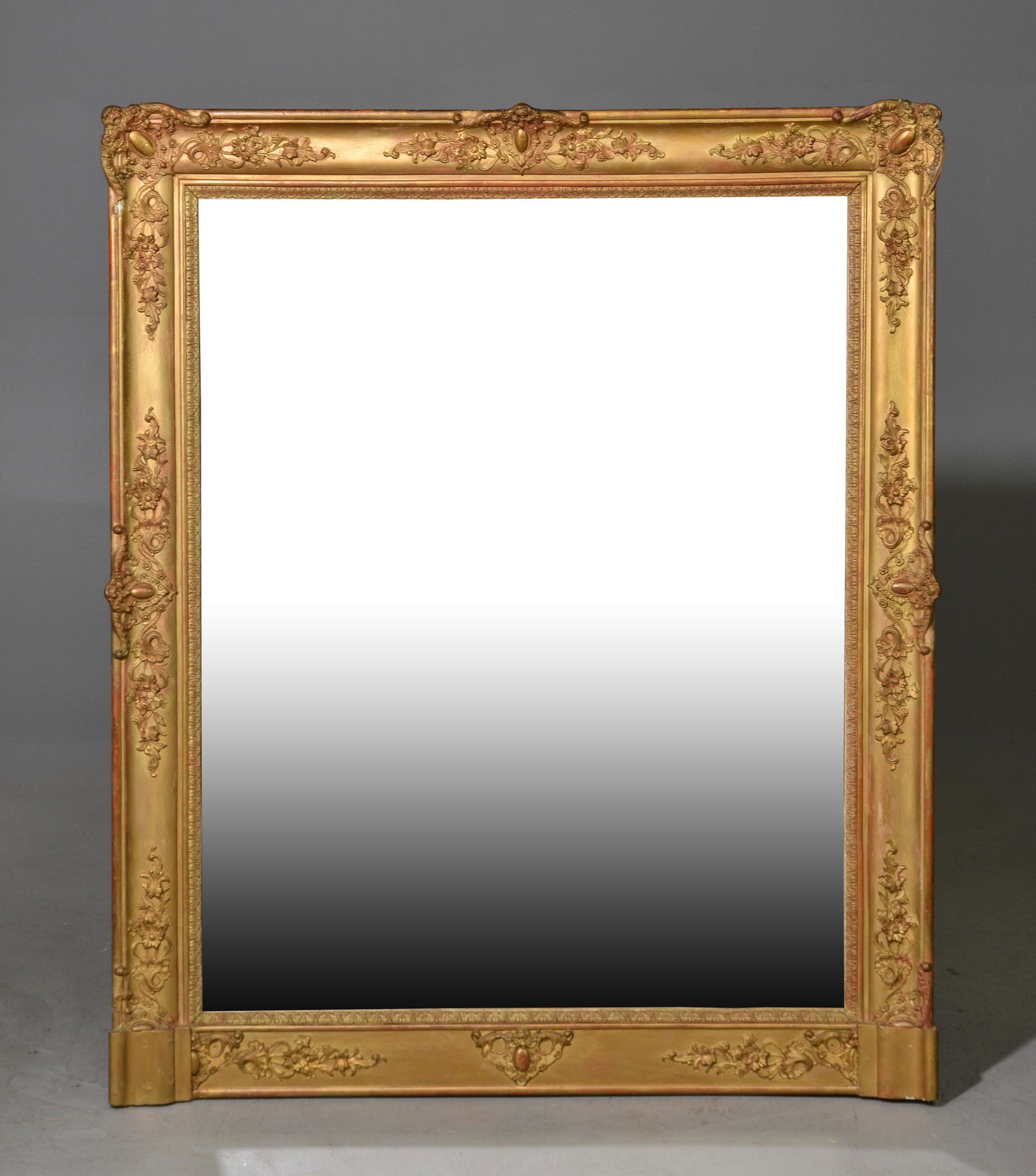 French Restauration Style Gold Gilded Mirror (1 of 4)