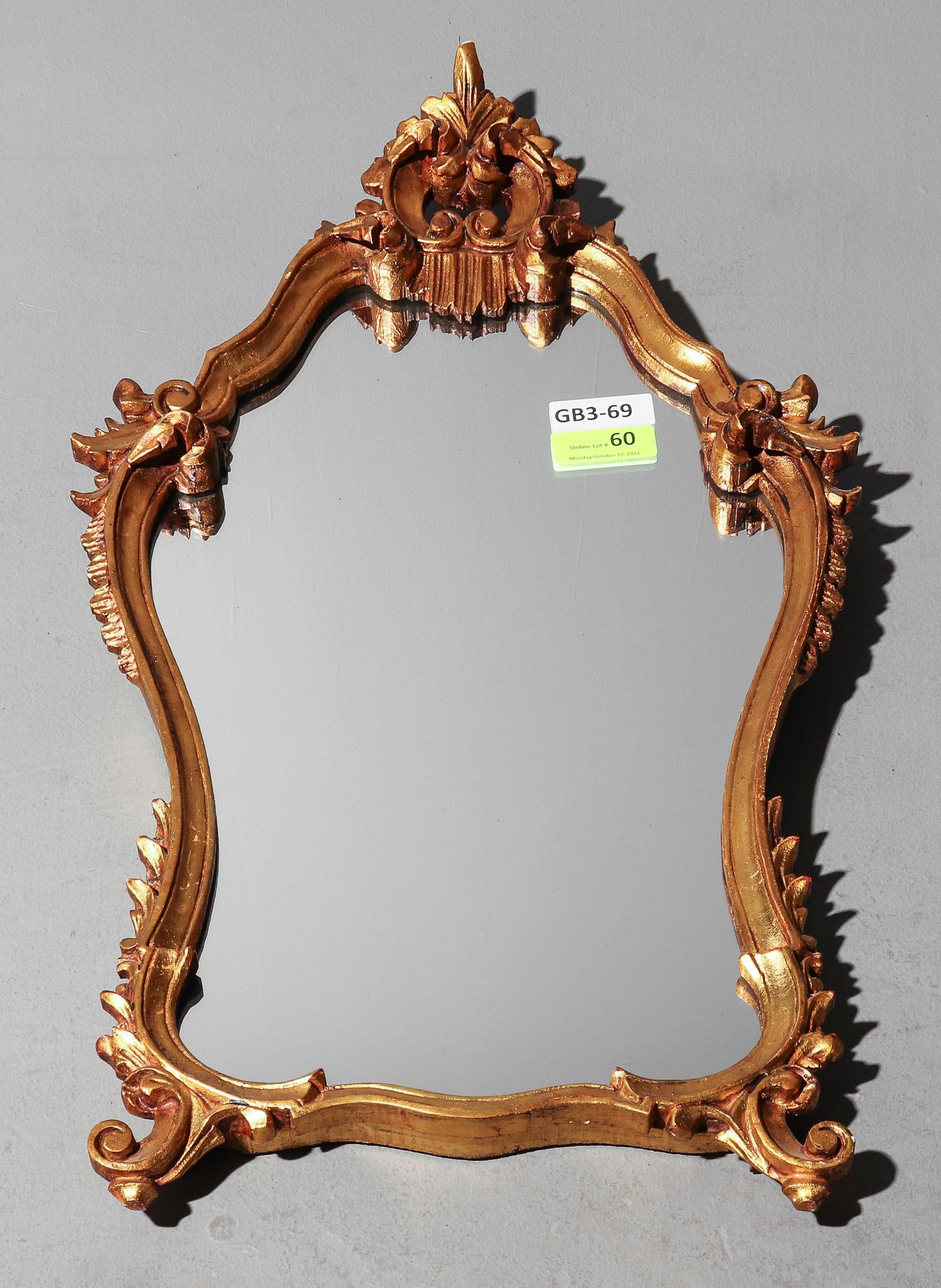 Louis XV Style Gold Gilt Framed Mirror (1 of 4)