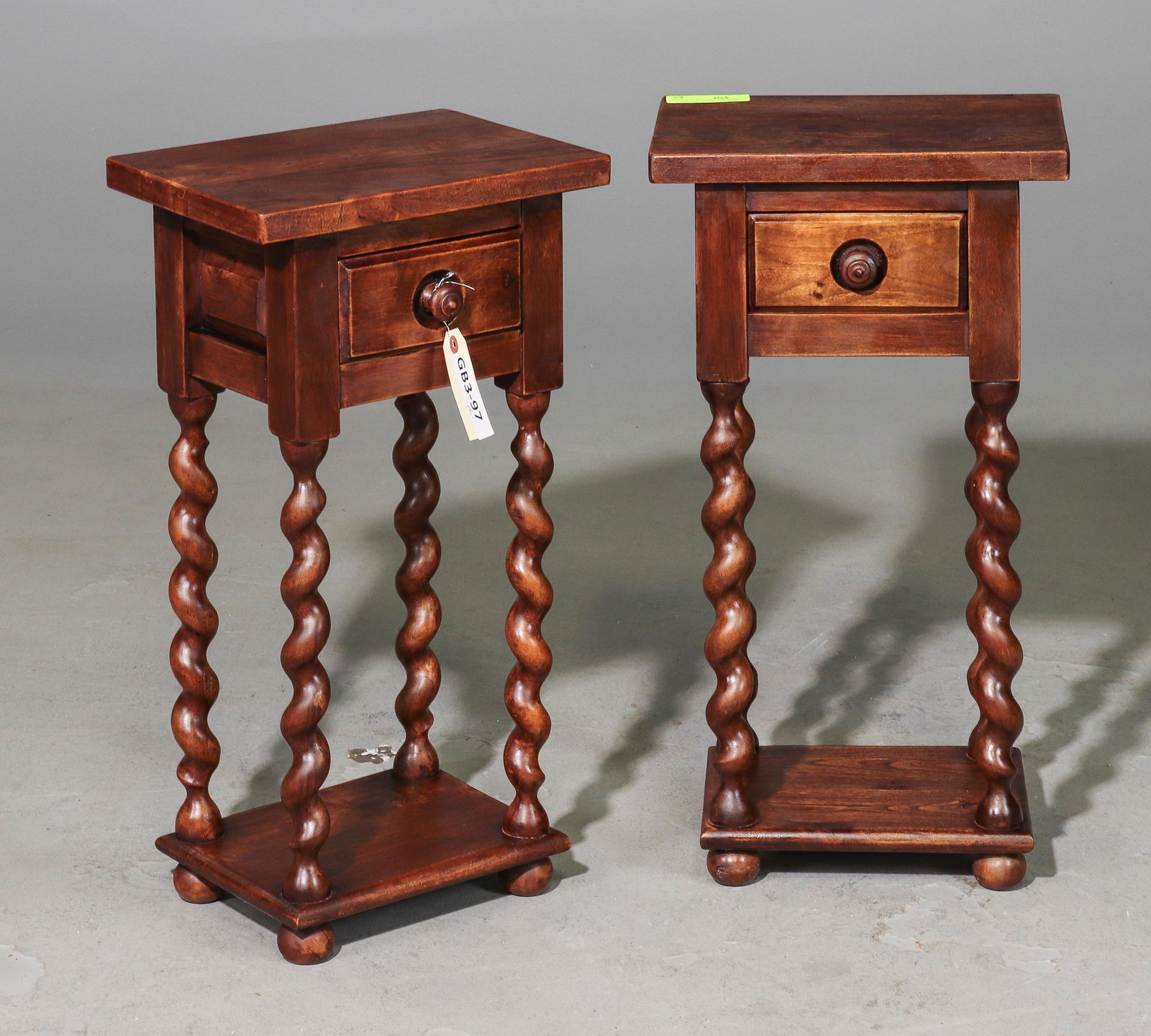 Louis XIII Style Walnut Bedside Tables (1 of 4)