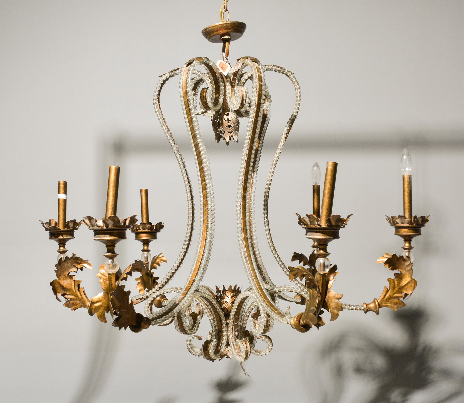 Very Large French Style Chandelier: Very Large French Style Chandelier - 39 in tall x 46 inch diameter