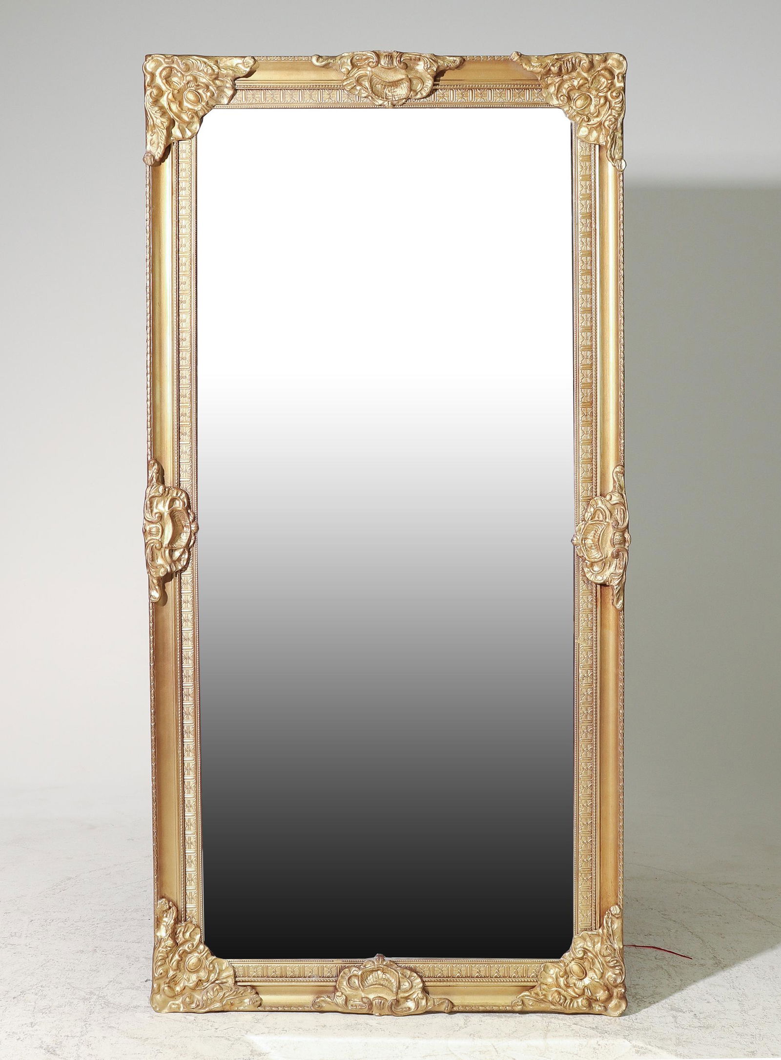 French Replica Gold Framed Beveled Mirror (1 of 4)