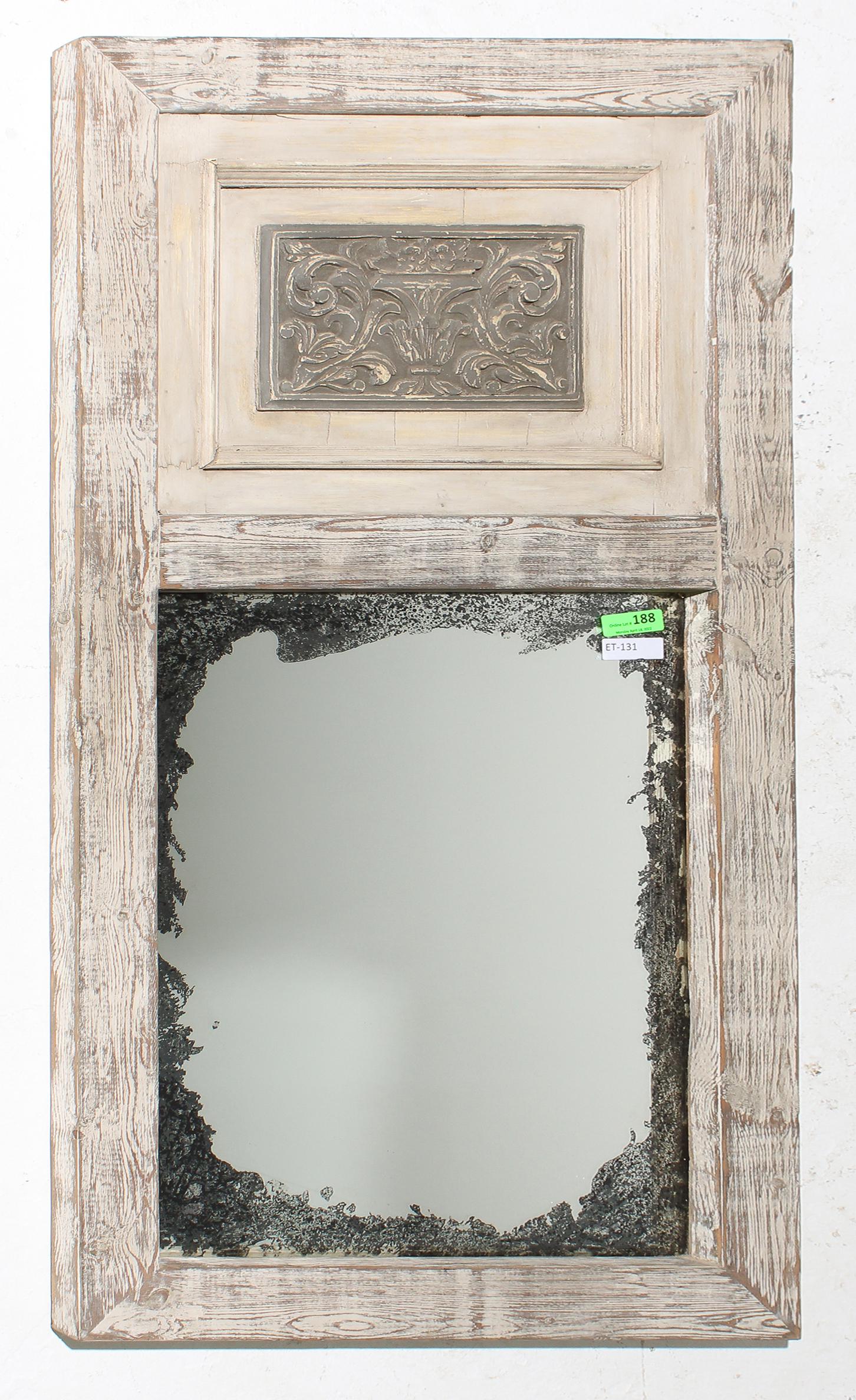 Painted Trumeau Style Mirror (1 of 3)