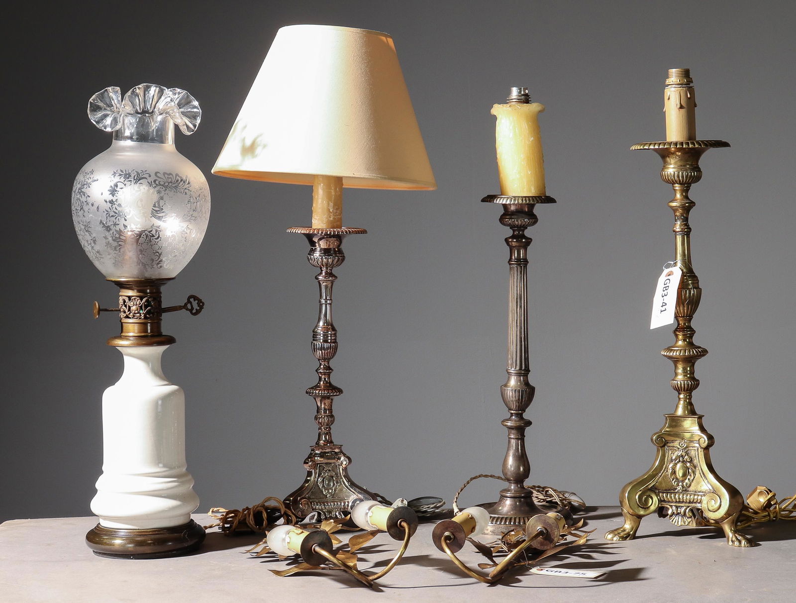 4 Assorted Lamps & Pair of Sconces (1 of 4)
