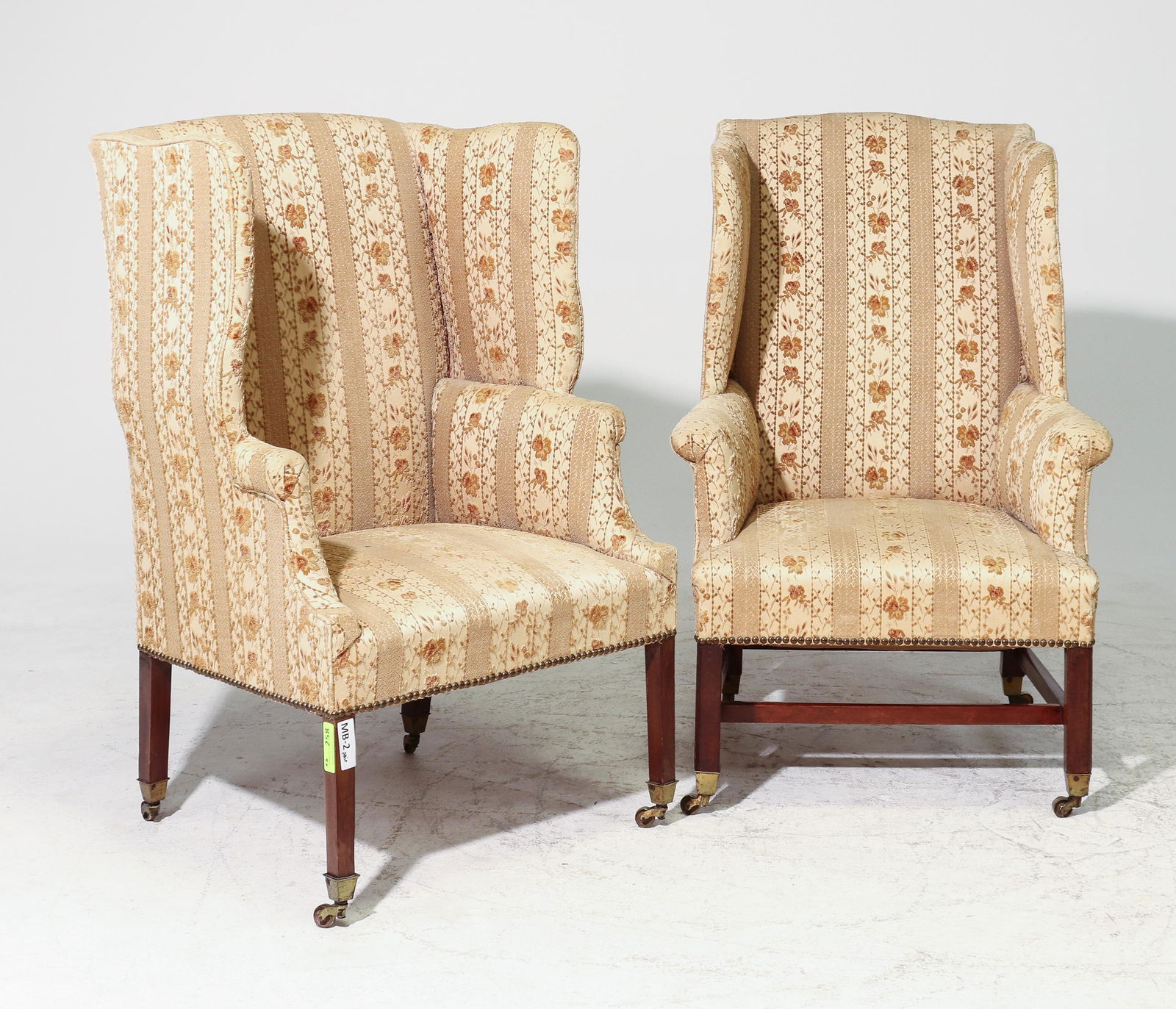 2 Wing Back Arm Chairs (1 of 4)
