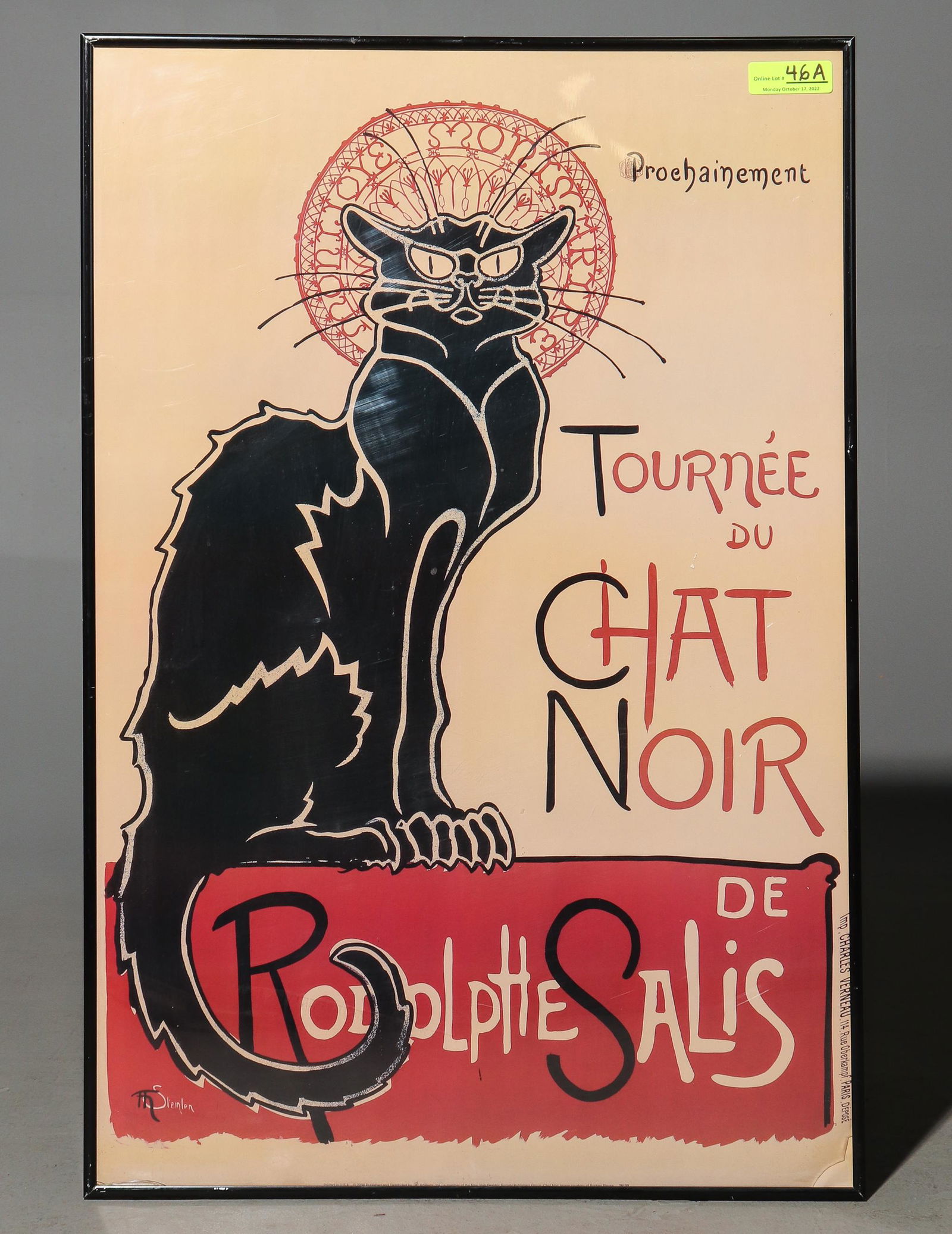 Framed Poster - Tournee Du Chat Noir (1 of 4)