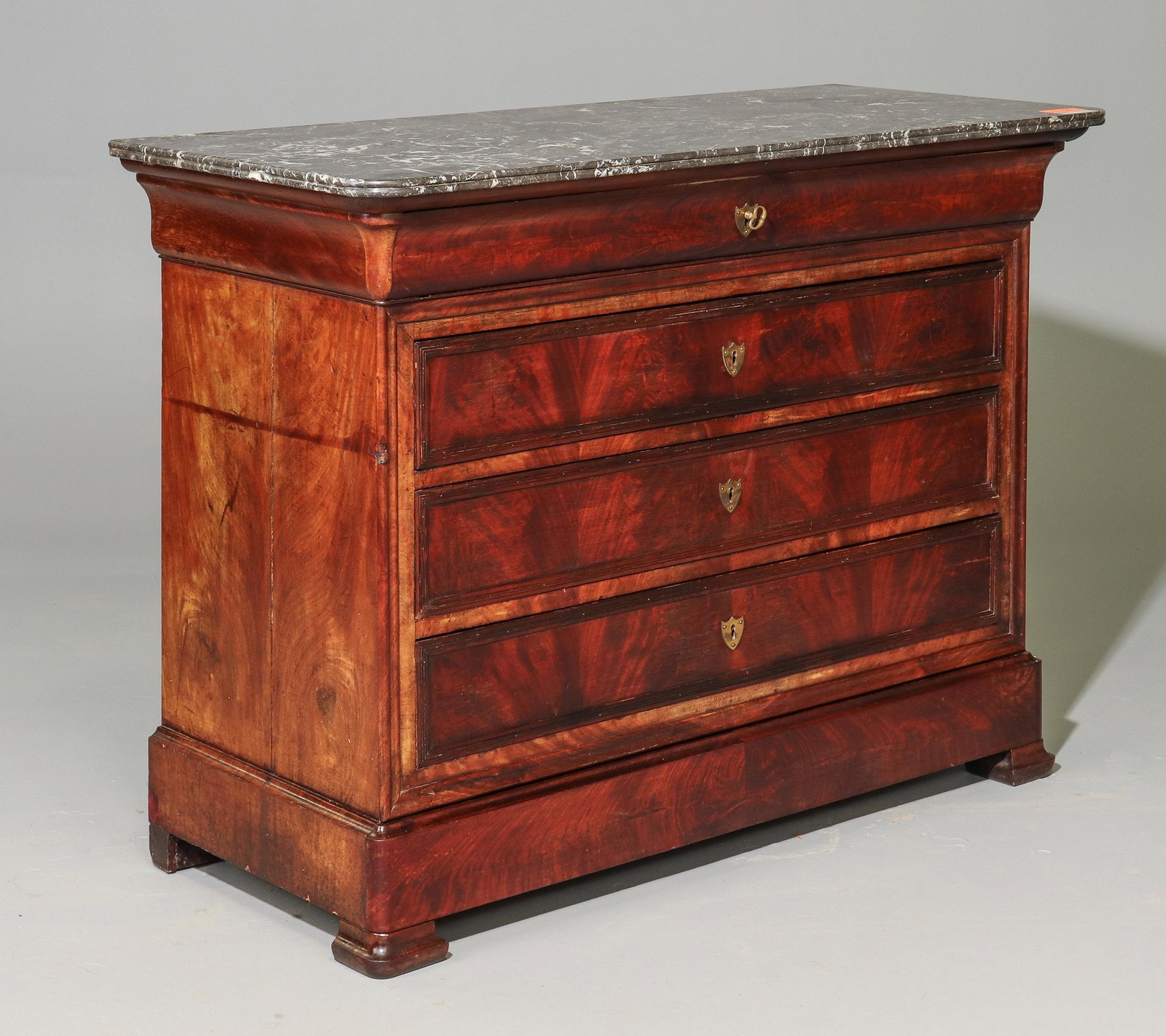 Louis Philippe Style Marble Top Commode (1 of 7)