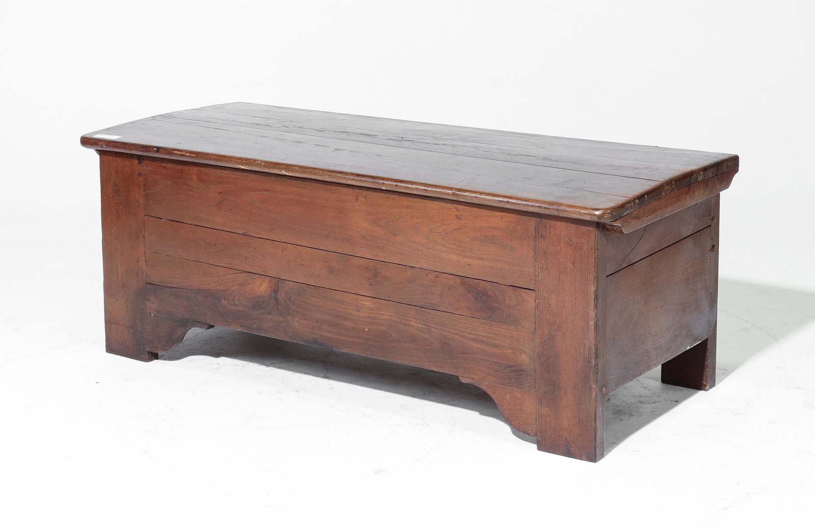 French Chestnut Long Trunk / Coffer (1 of 4)