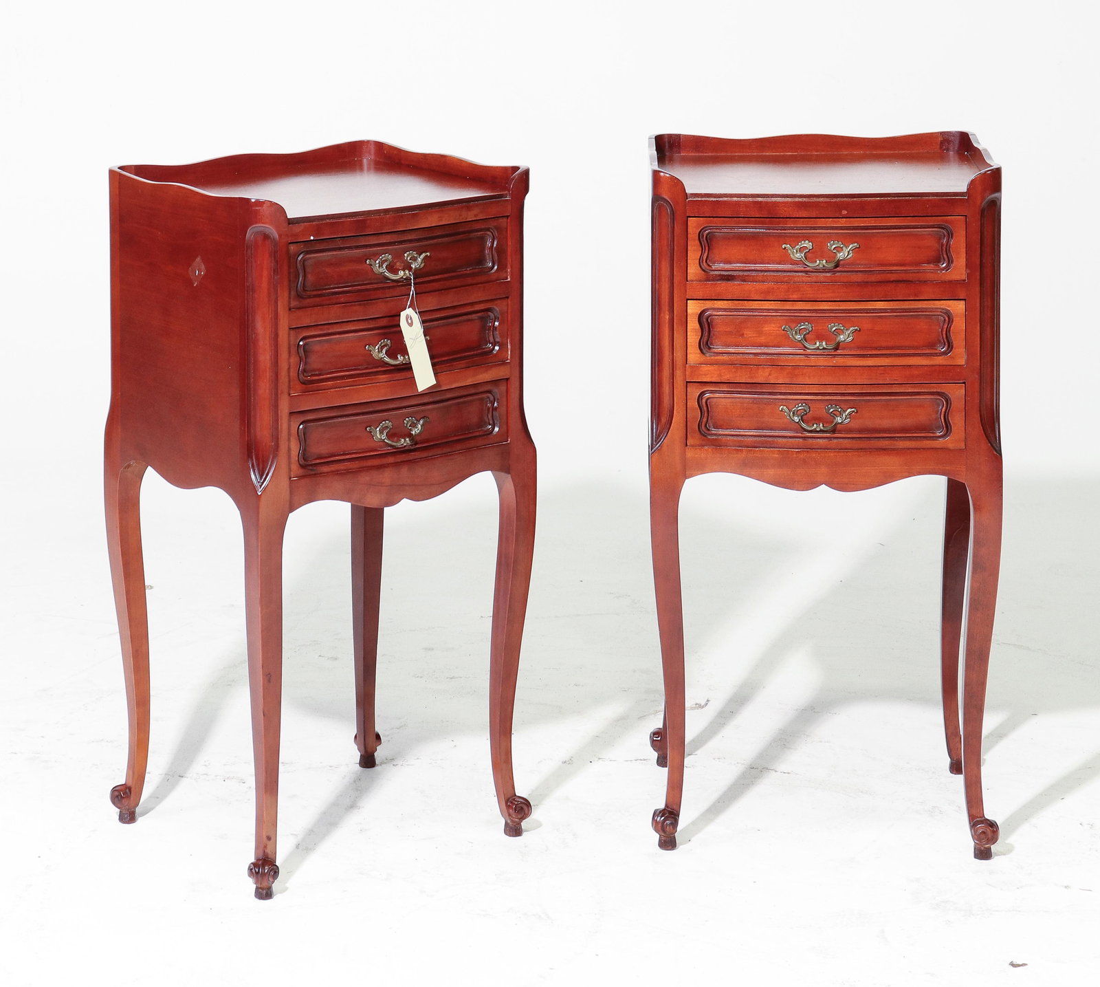 2 Louis XV Style Cherry Occasional Chests (1 of 2)