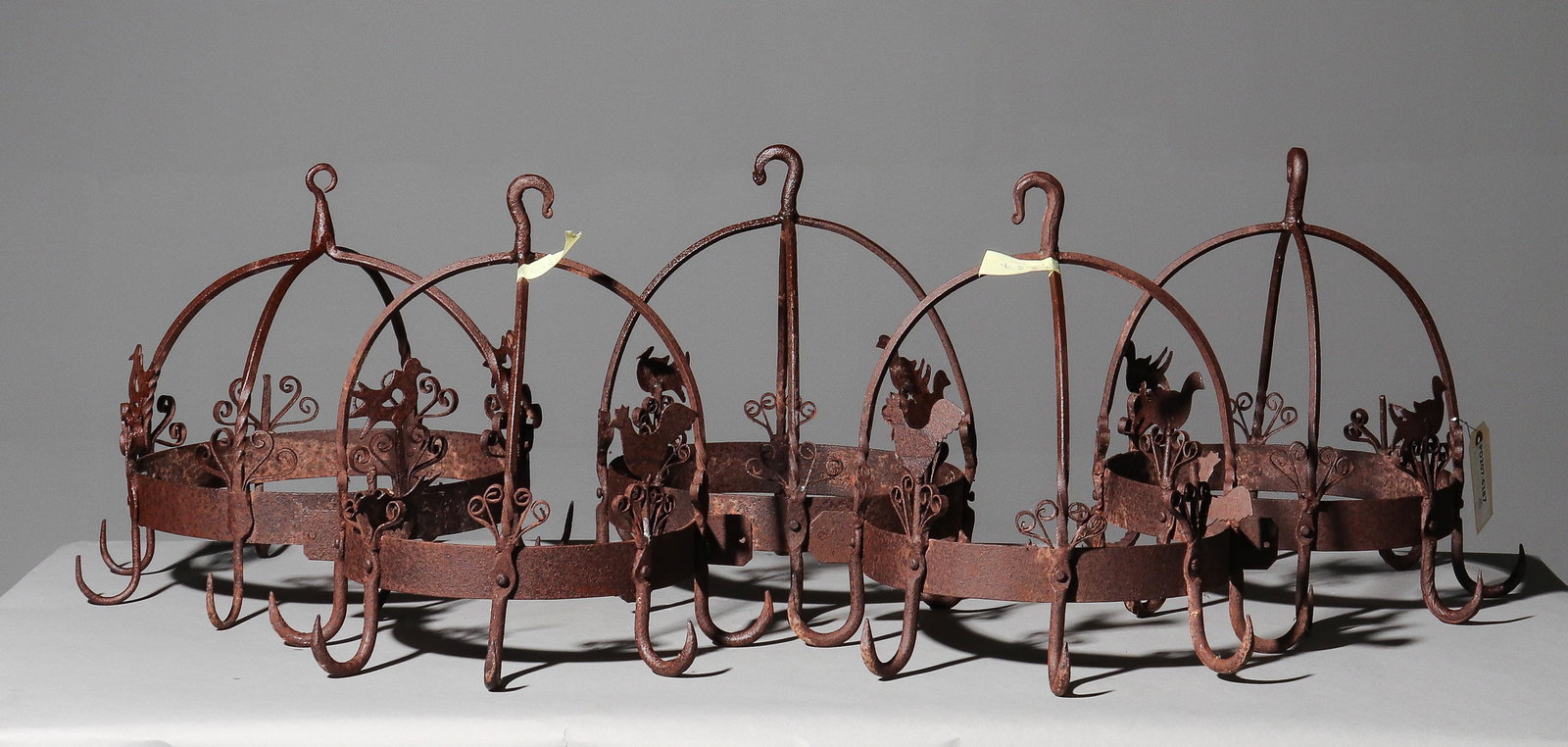 5 French Iron Small Hanging Racks with Hooks (1 of 4)