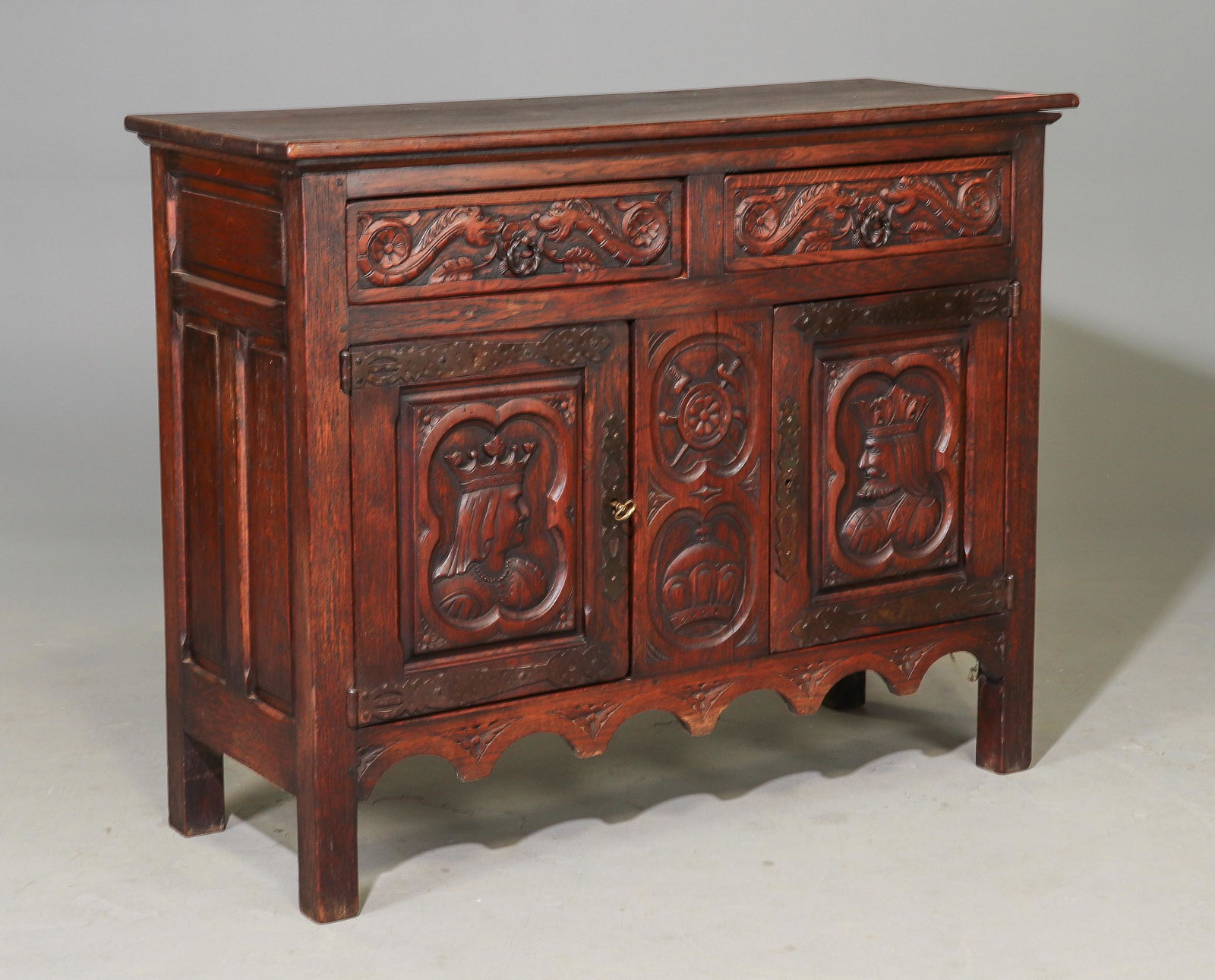 Renaissance Style 2 Door Sideboard (1 of 6)