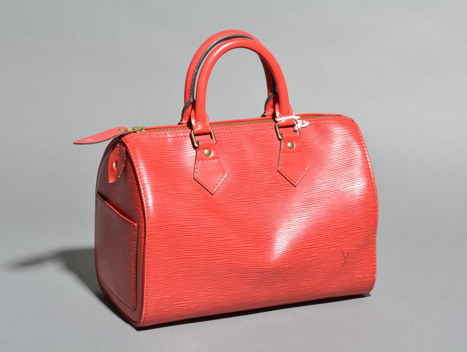 Louis Vuitton Speedy 25 in Red Epi (1 of 7)