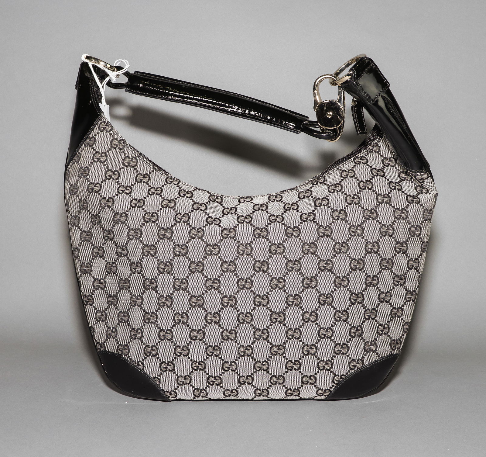 Gucci Medium Hobo  - Monogram /Patent Leather (1 of 3)