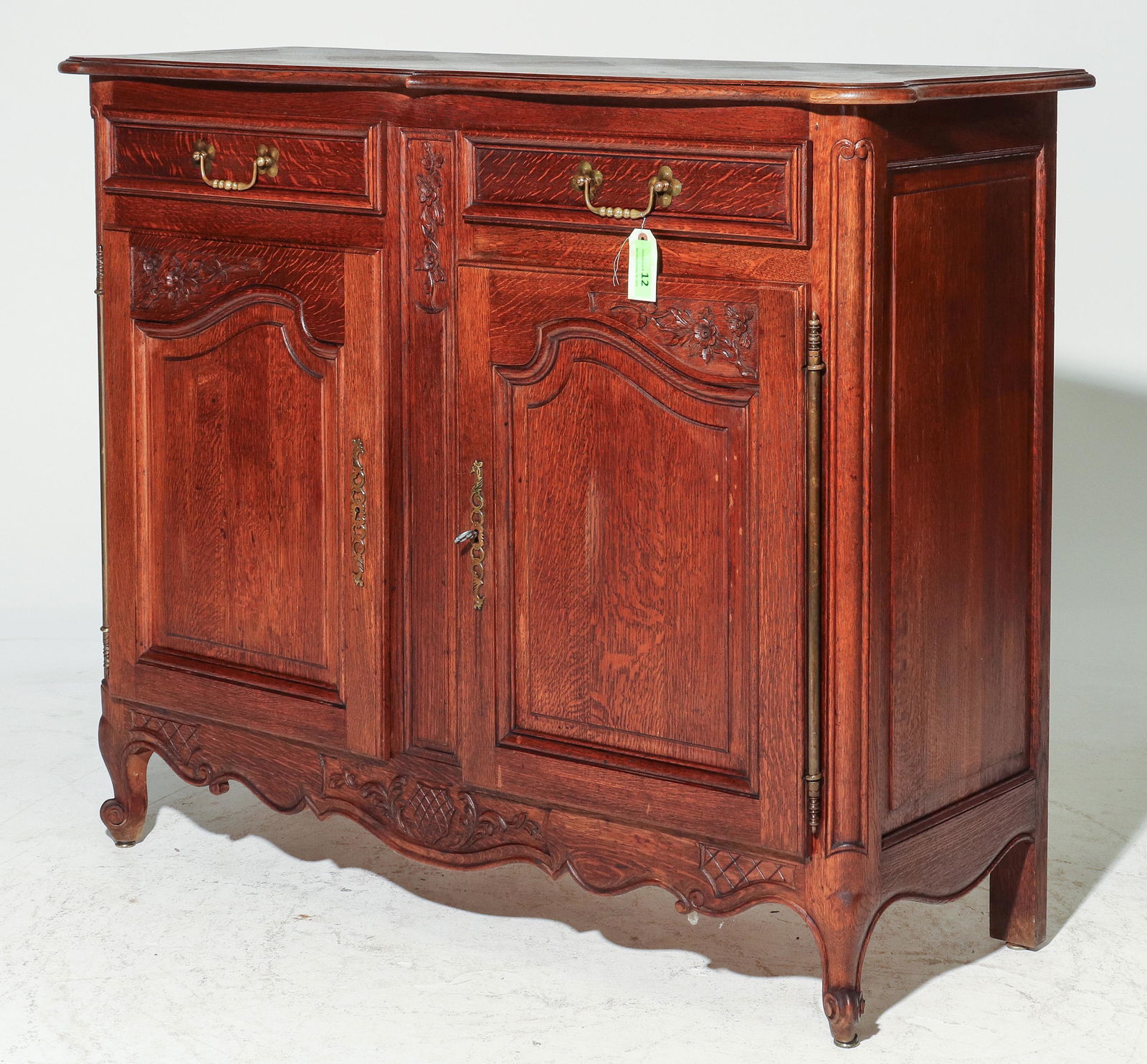 French Regency Style Oak Buffet / Server (1 of 3)