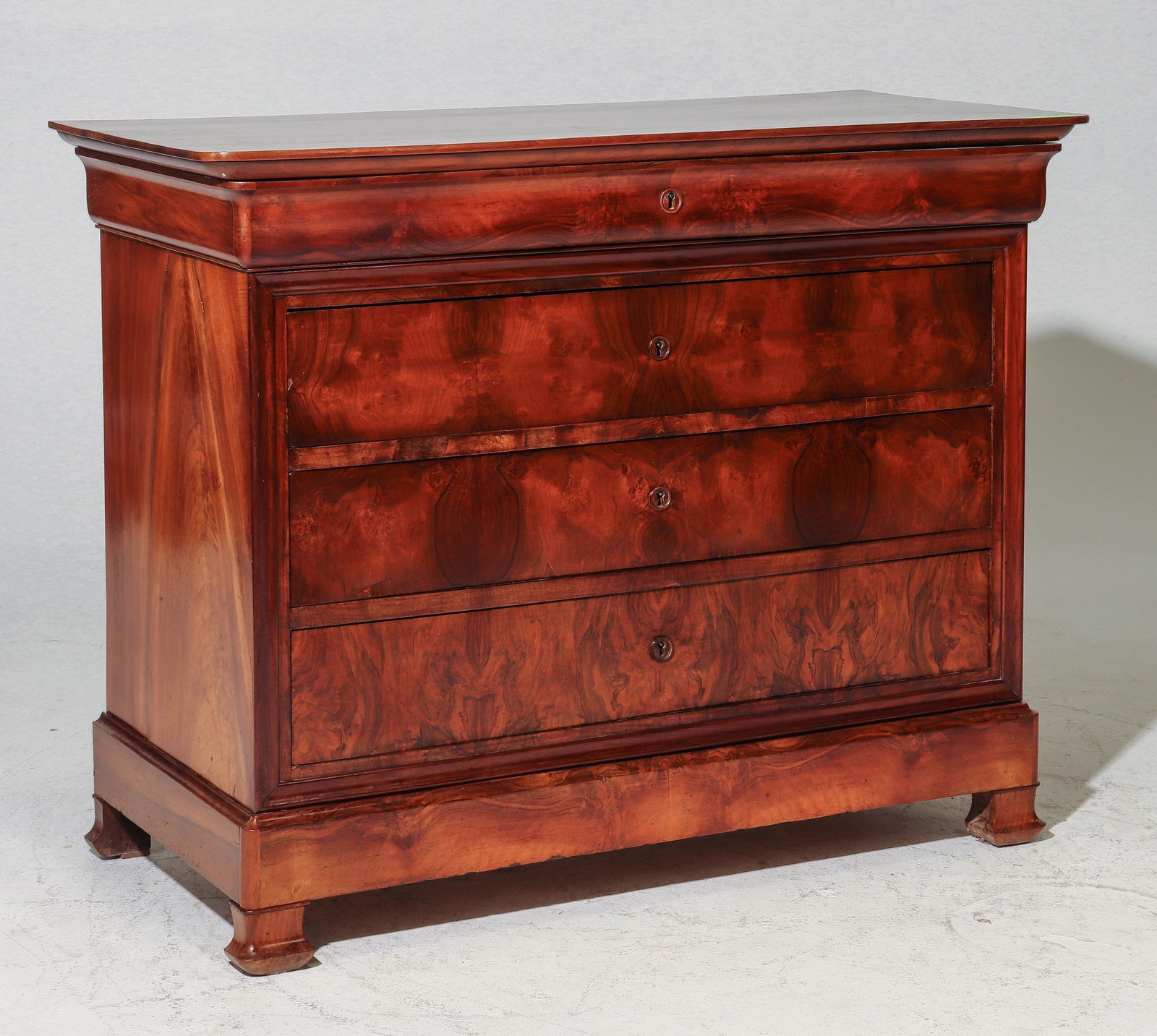 Louis Philippe Style Walnut Commode (1 of 4)
