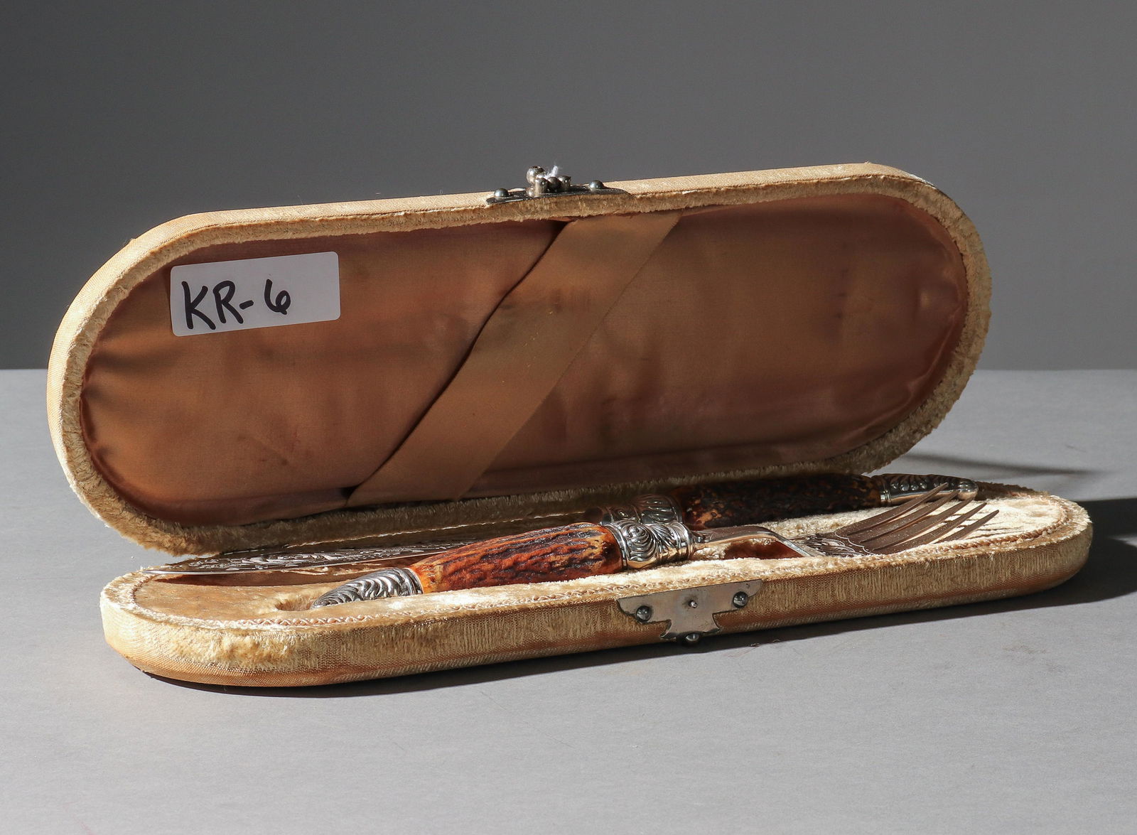 J.E. Caldwell Carving Set c.1833 (1 of 4)