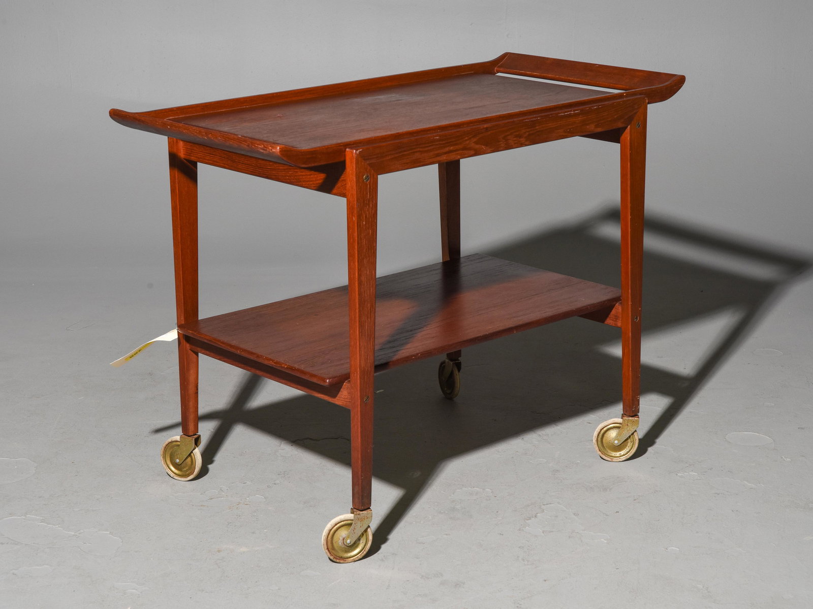 Danish Modern Teak 2 Tier Trolley / Cart (1 of 4)