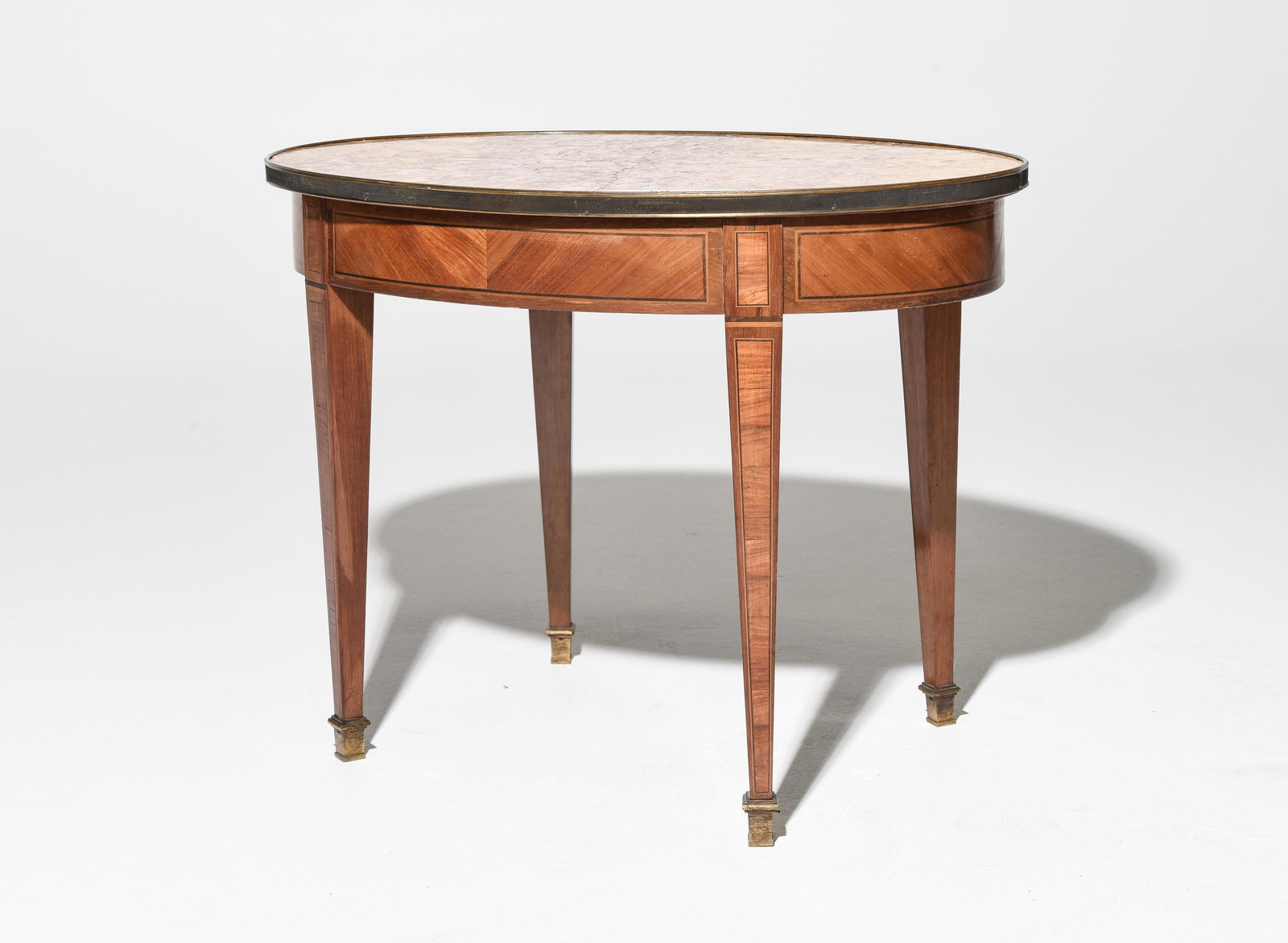 Louis XVI Style Marble Top Occasional Table (1 of 4)