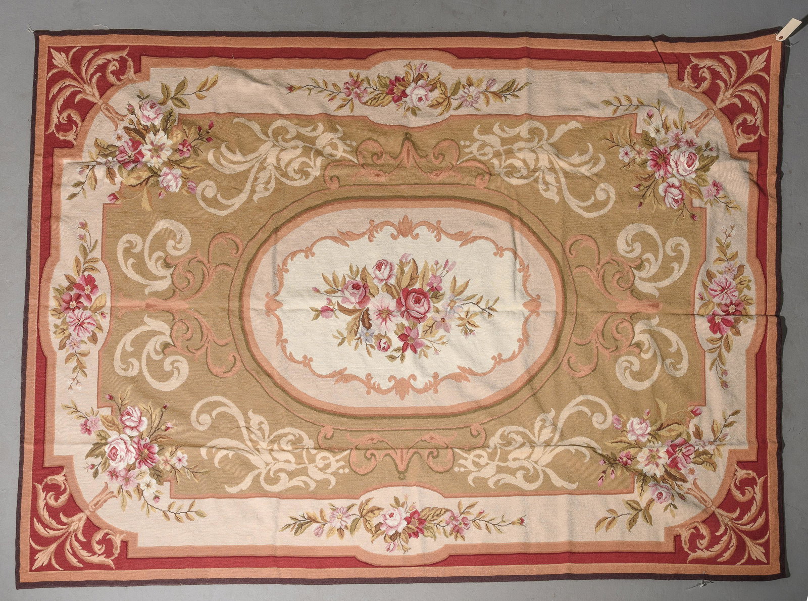 Floral Needlepoint Rug - 9' x 6' (1 of 3)