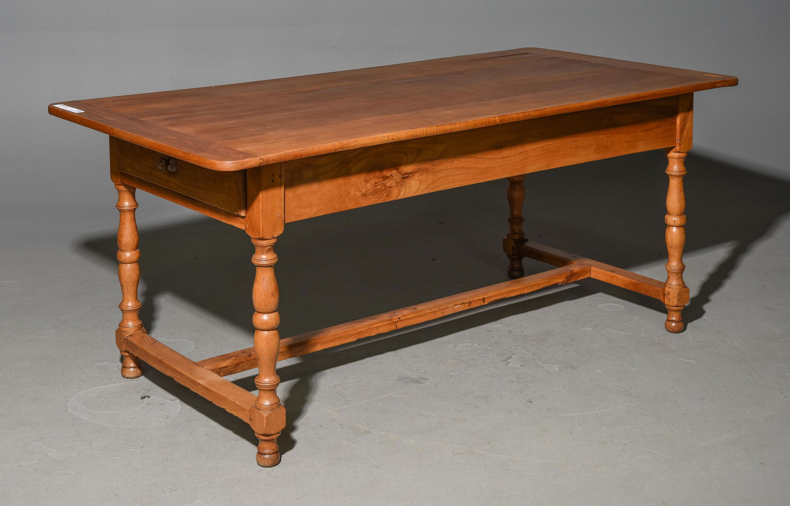 Louis Philippe Style Farm House Table with Drawer (1 of 6)